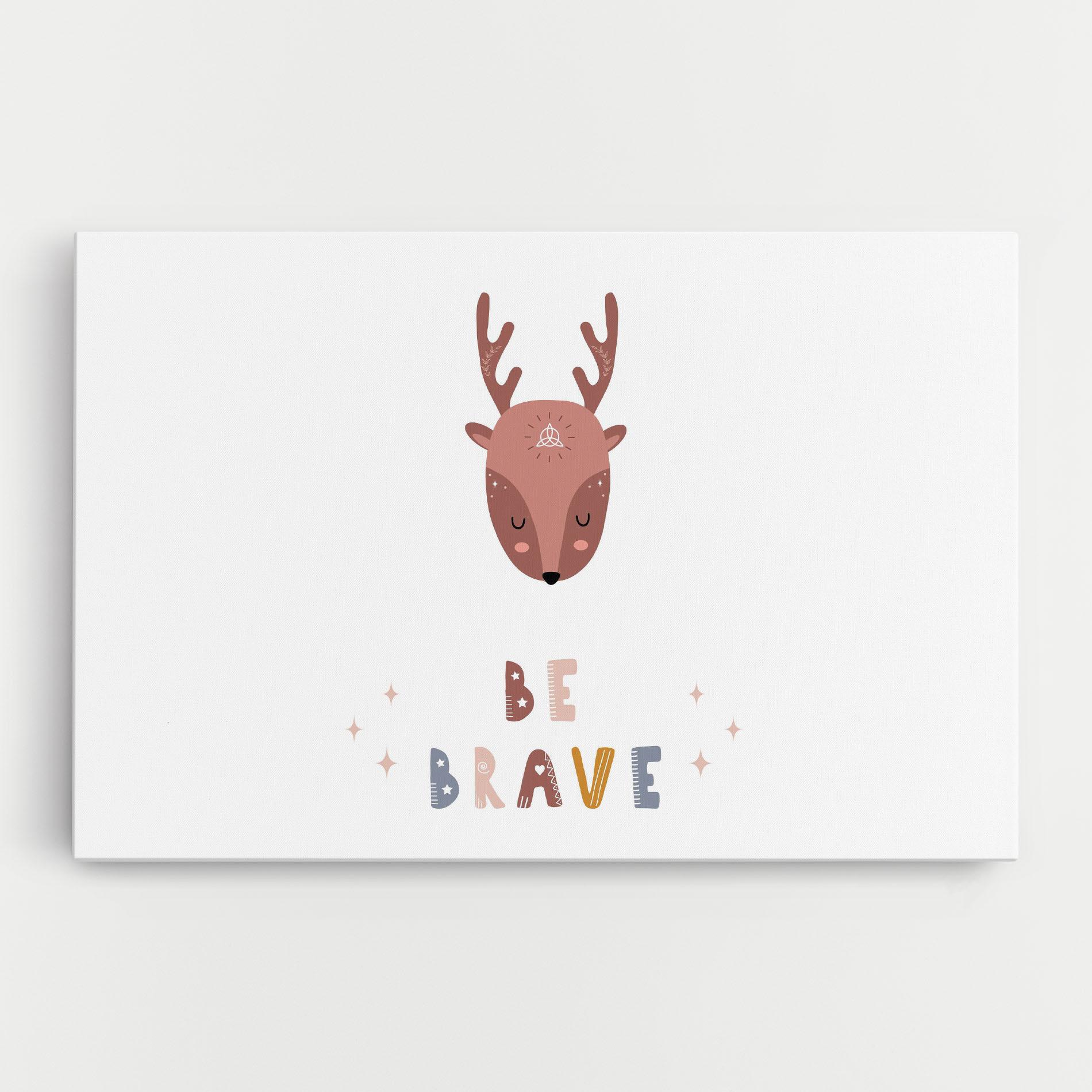 Vászonkép Brave Deer mockup 0