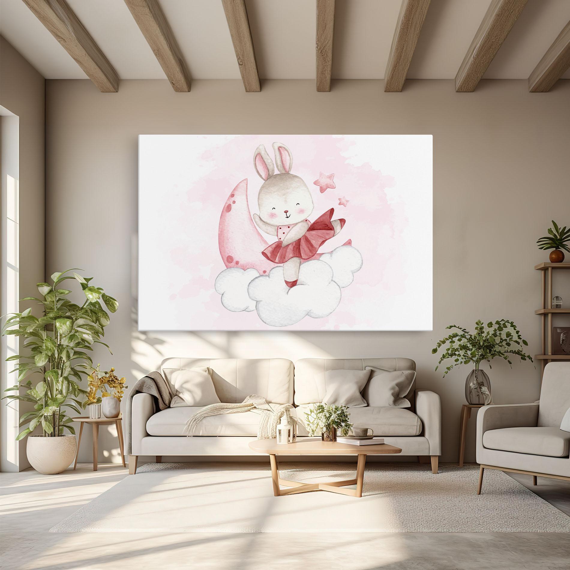 Vászonkép Ballerina Rabbit mockup 6