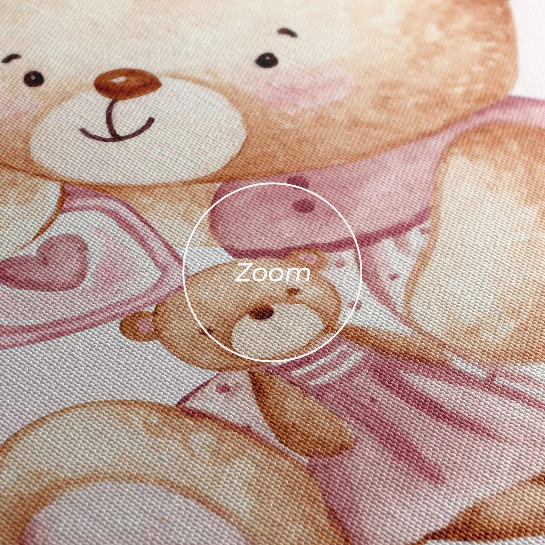 Vászonkép Bear With Toys mockup 3