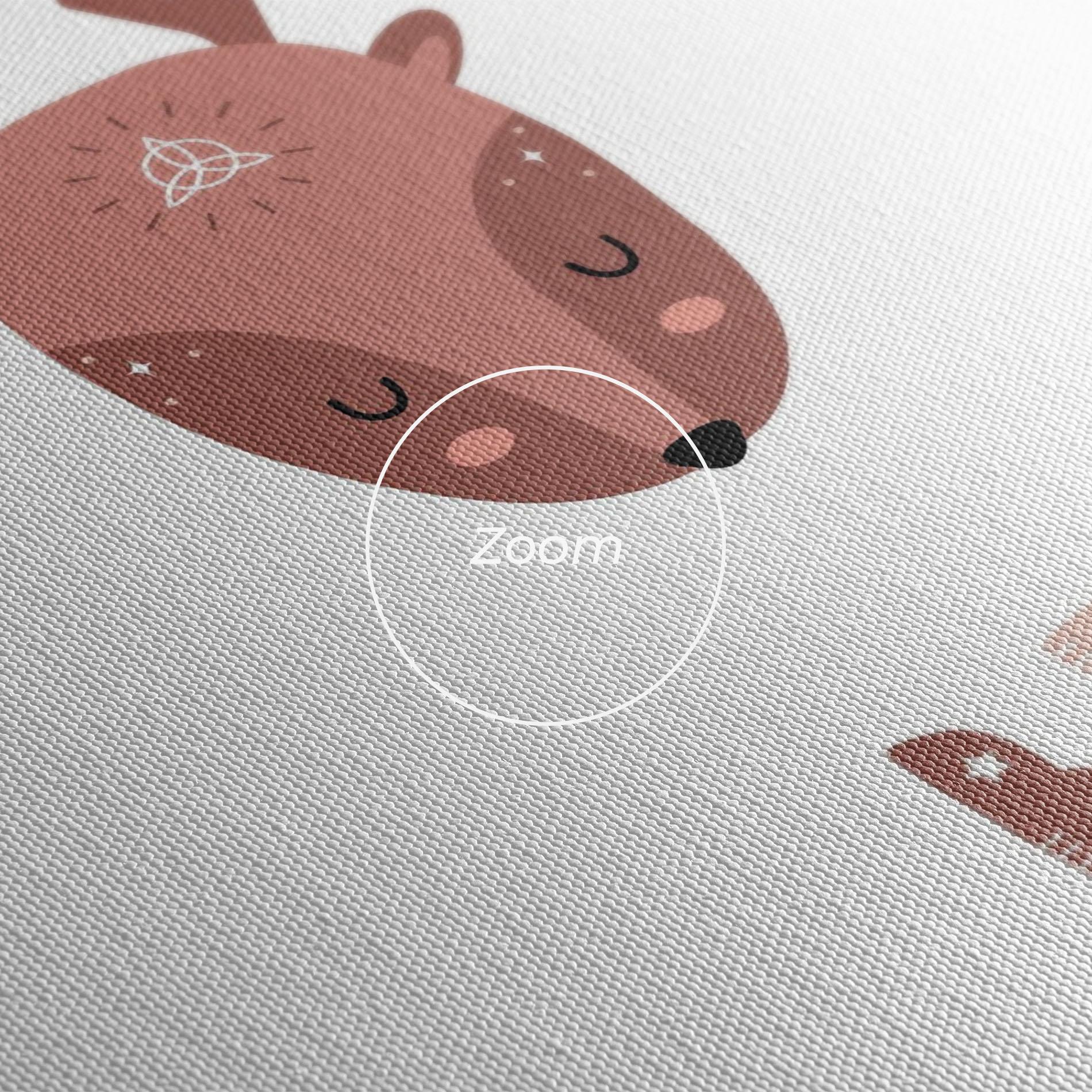 Vászonkép Brave Deer mockup 3