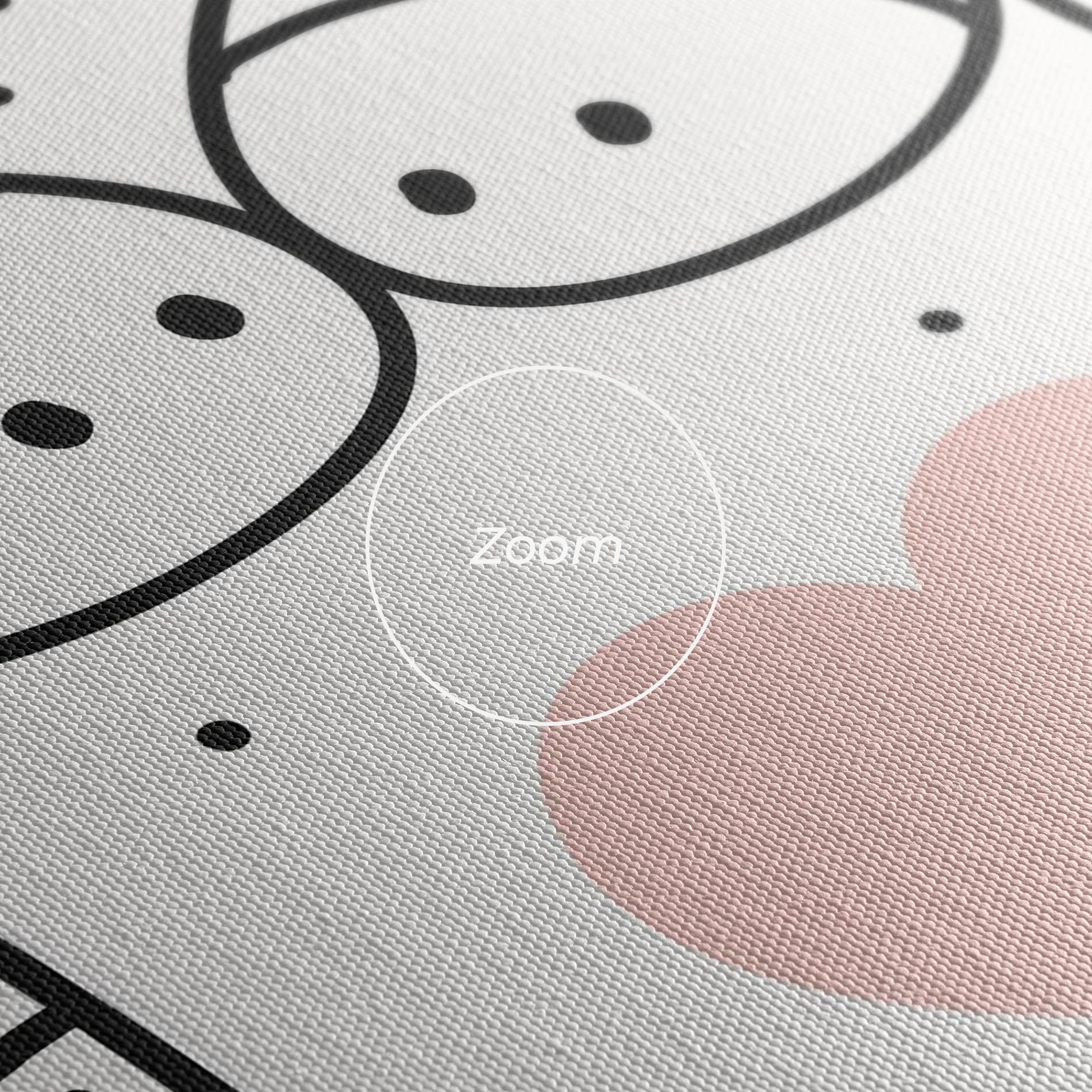 Vászonkép Giraffe Couple mockup 3