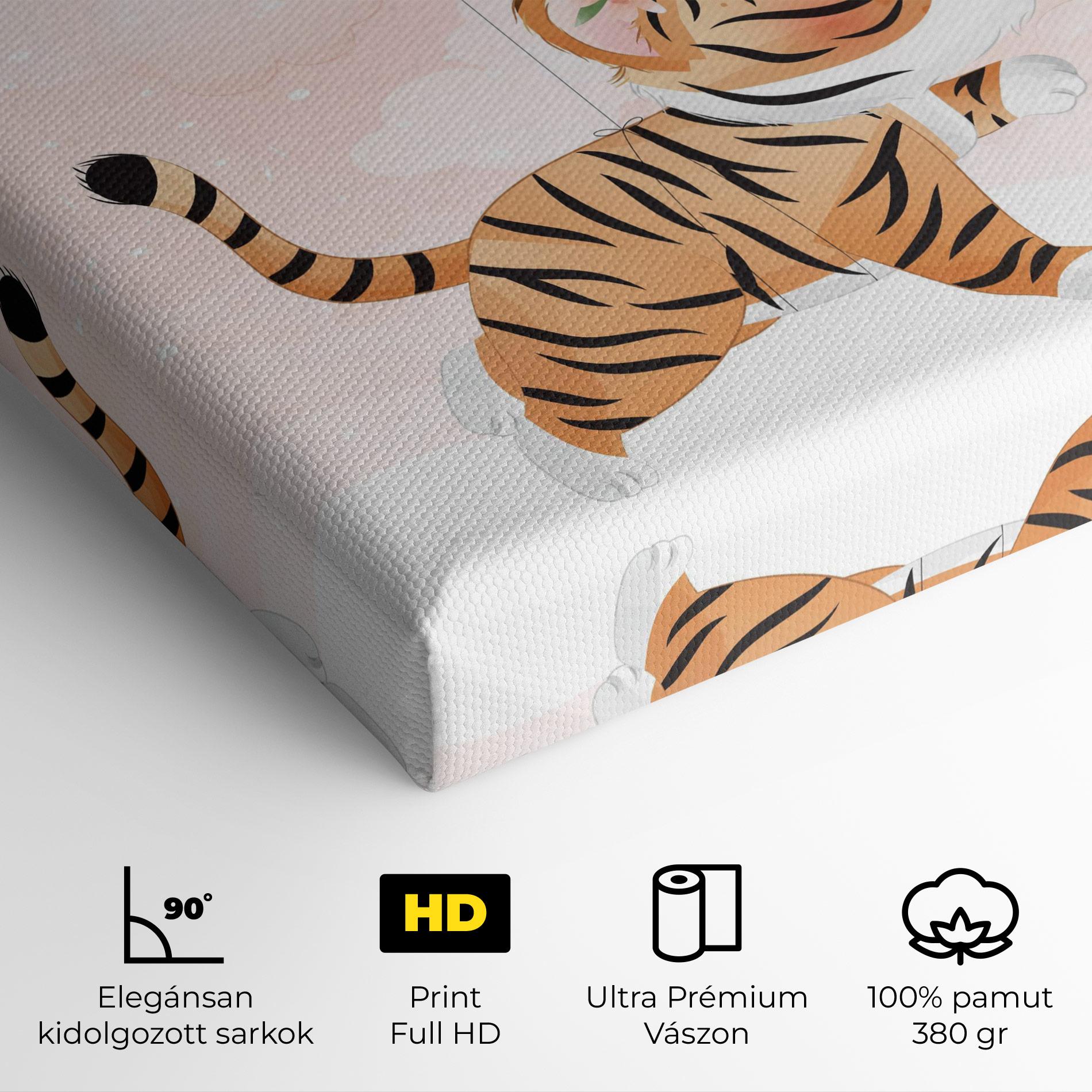 Vászonkép Baby Tiger Art mockup 4