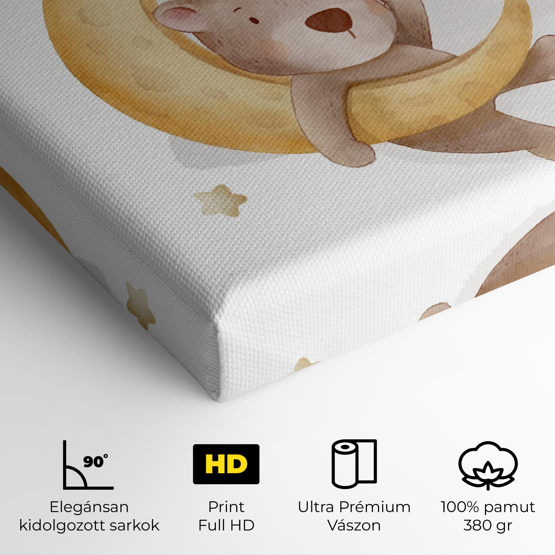 Vászonkép Bear Moon mockup 4