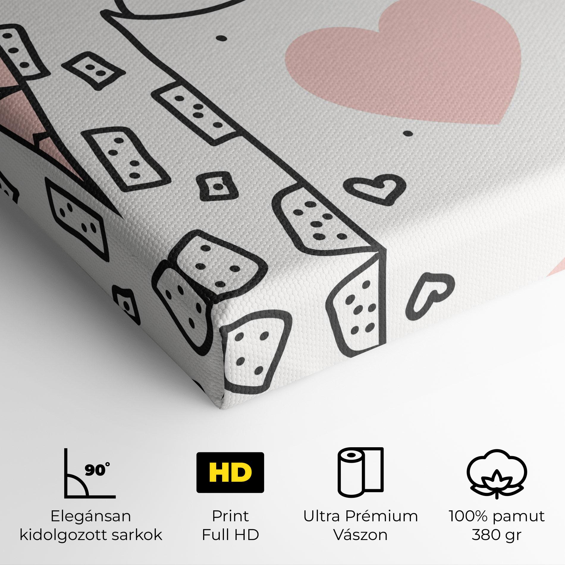 Vászonkép Giraffe Couple mockup 4