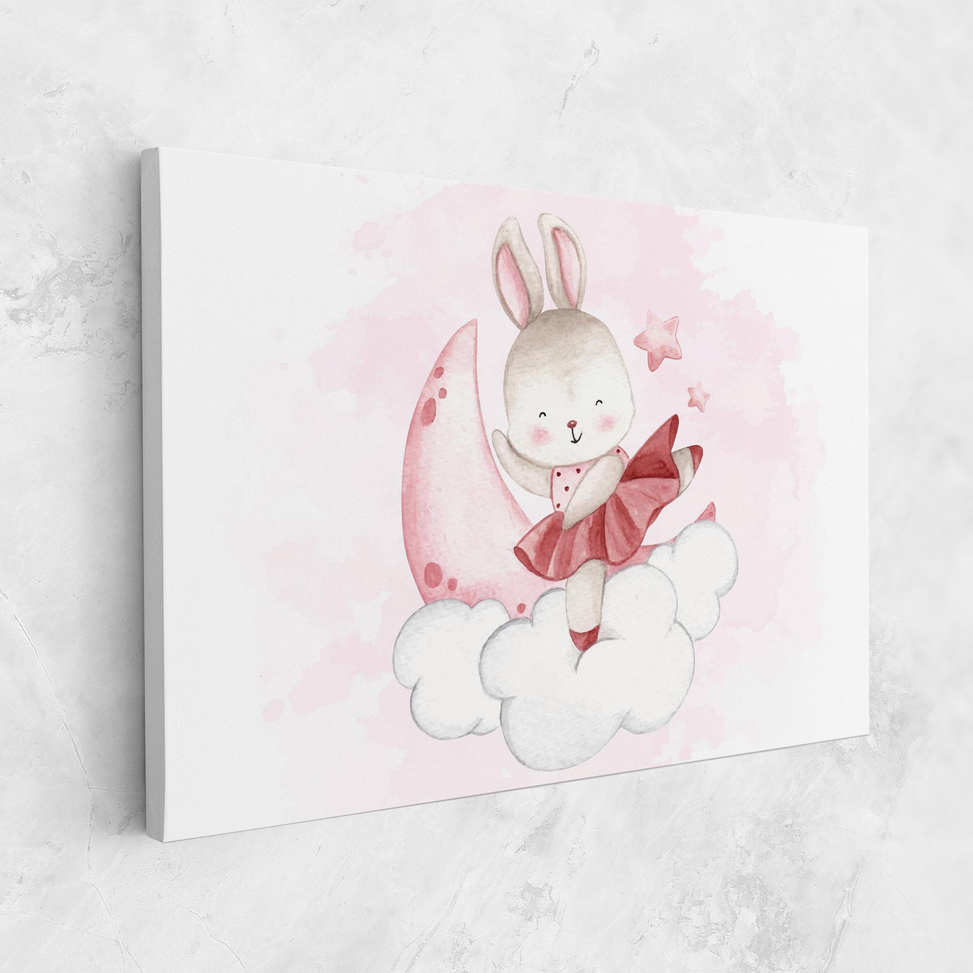 Vászonkép Ballerina Rabbit mockup 1