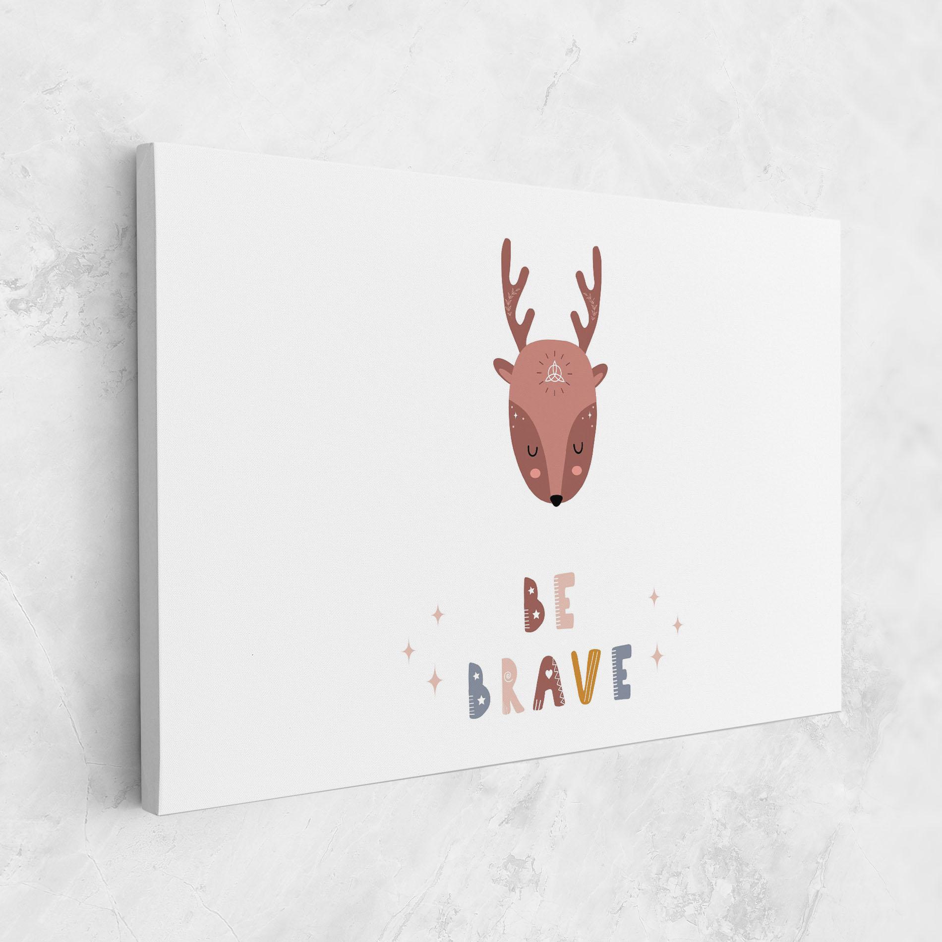 Vászonkép Brave Deer mockup 1