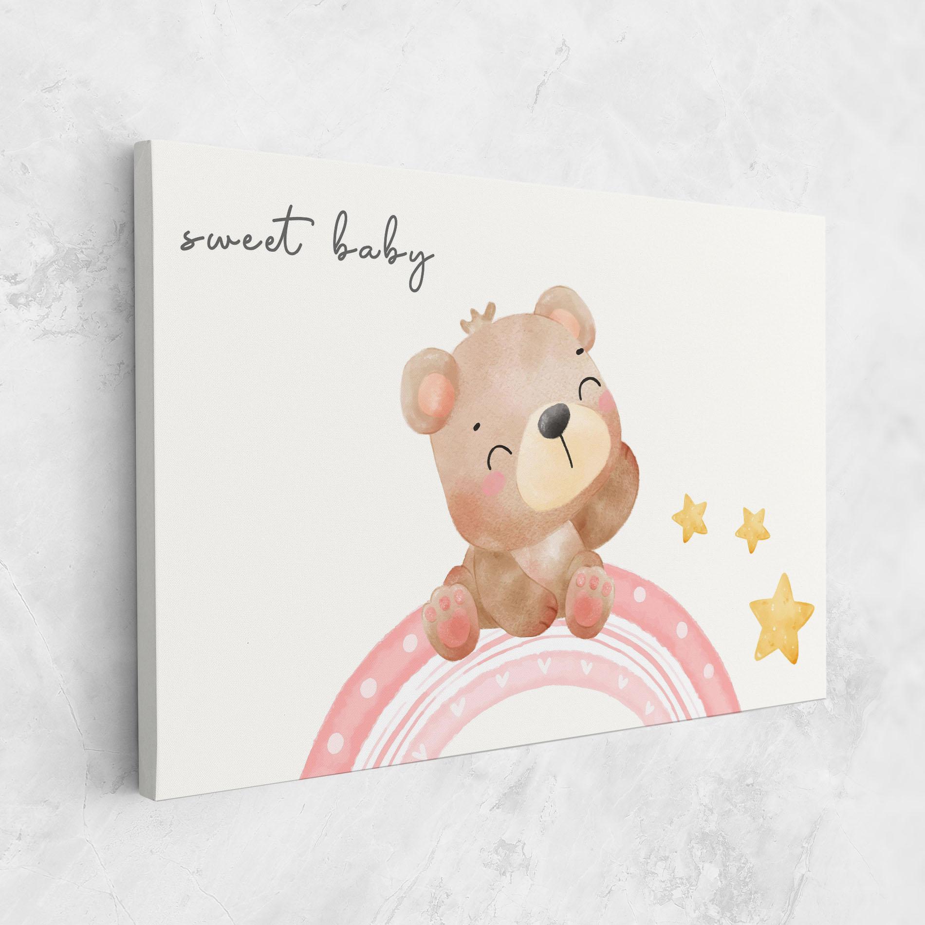 Vászonkép Sweet Baby Bear mockup 1
