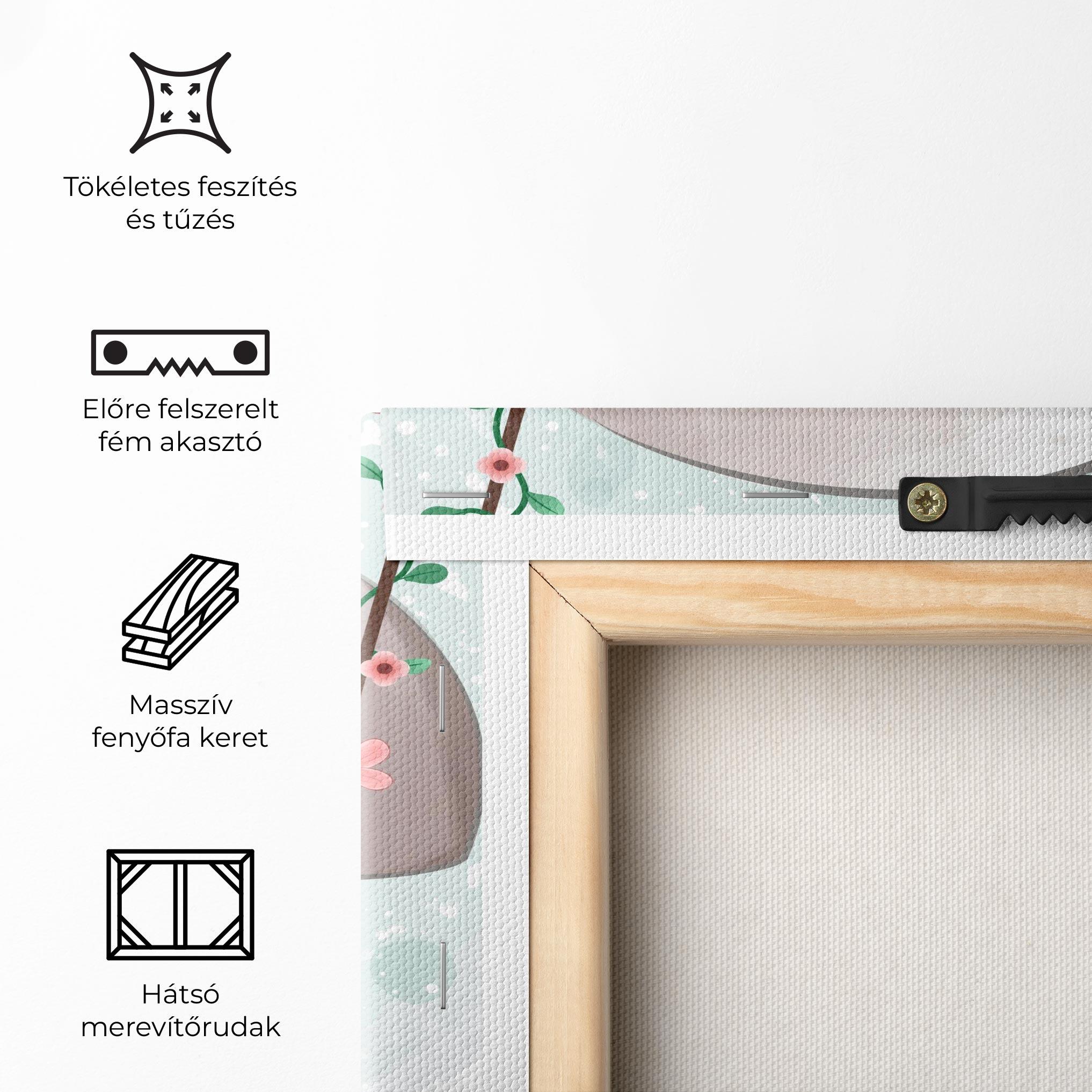 Vászonkép Bird Baby Elephant mockup 5