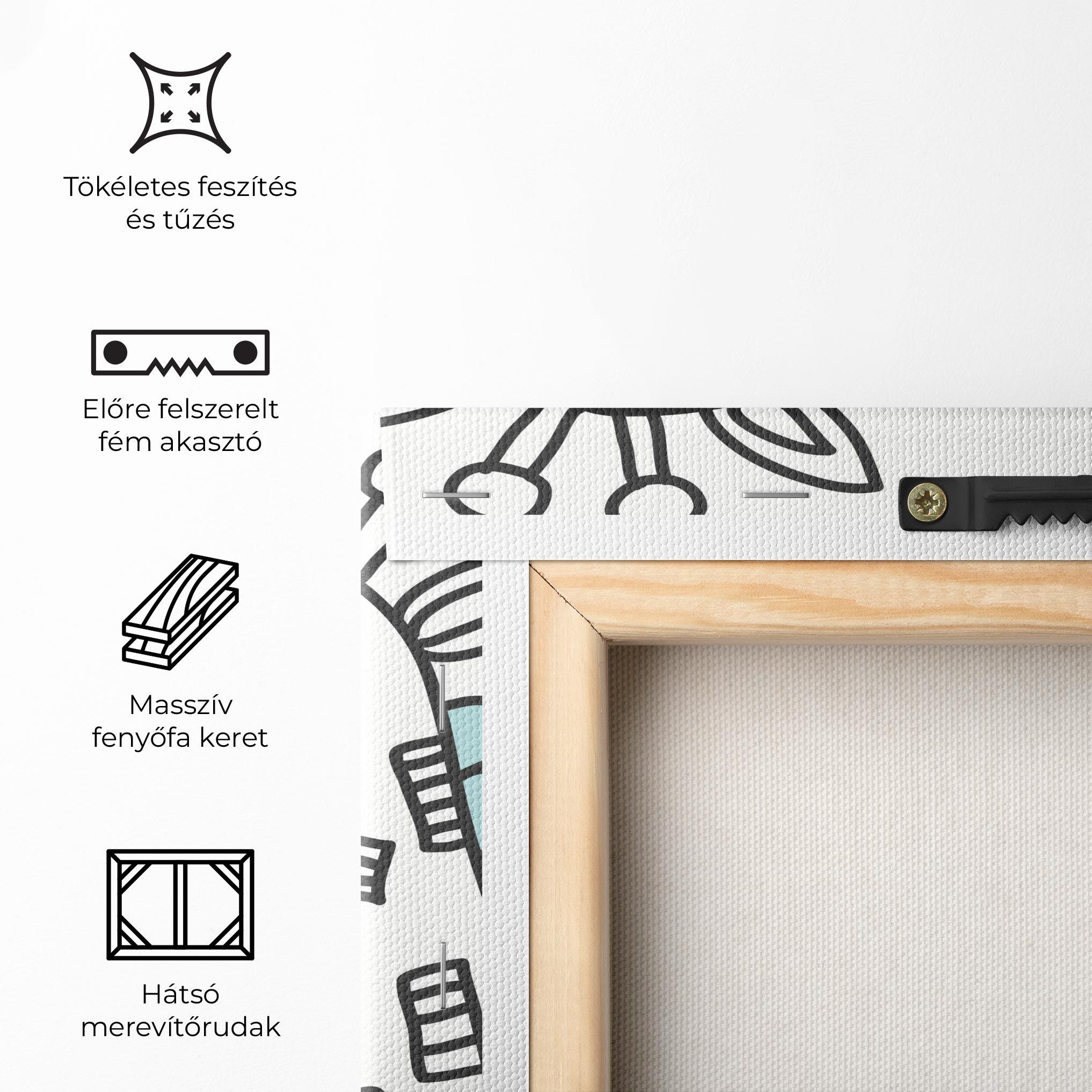 Vászonkép Giraffe Couple mockup 5