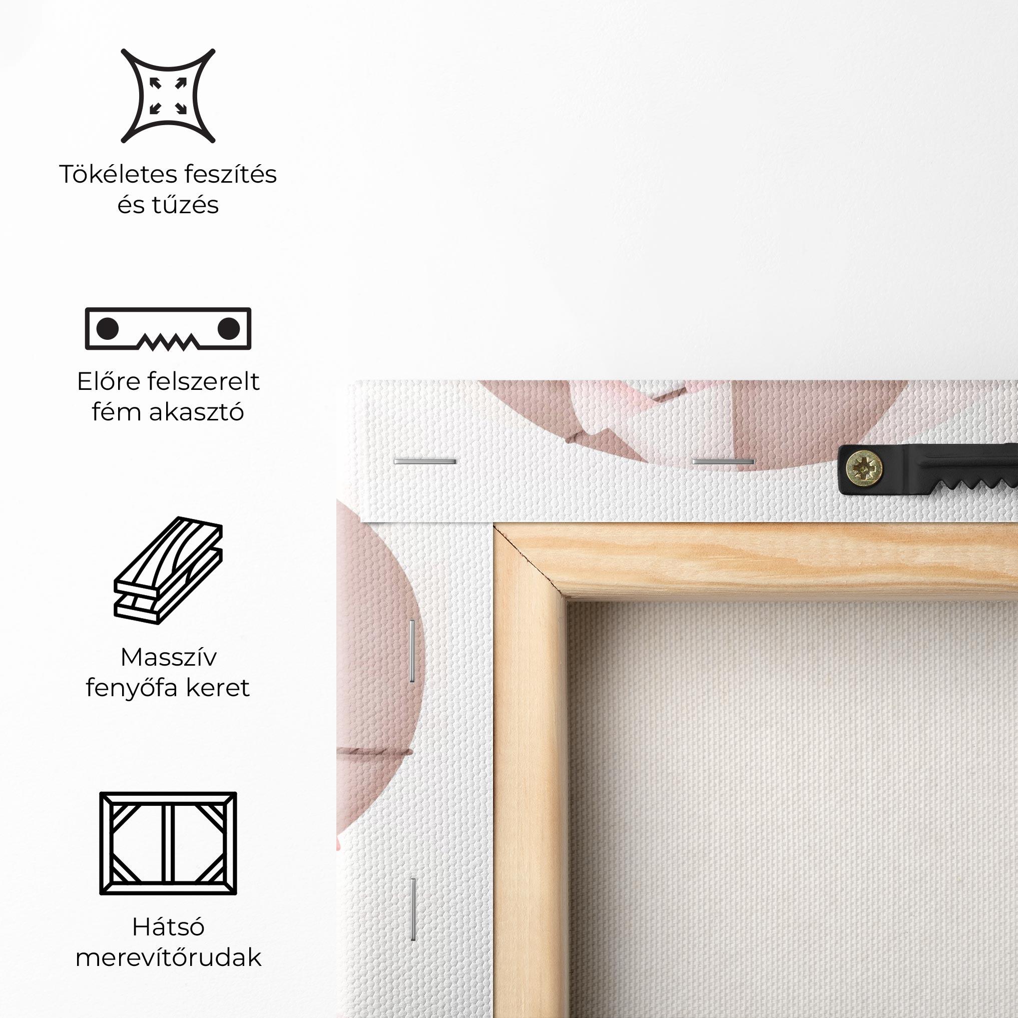 Vászonkép Pink Heart Bear mockup 5