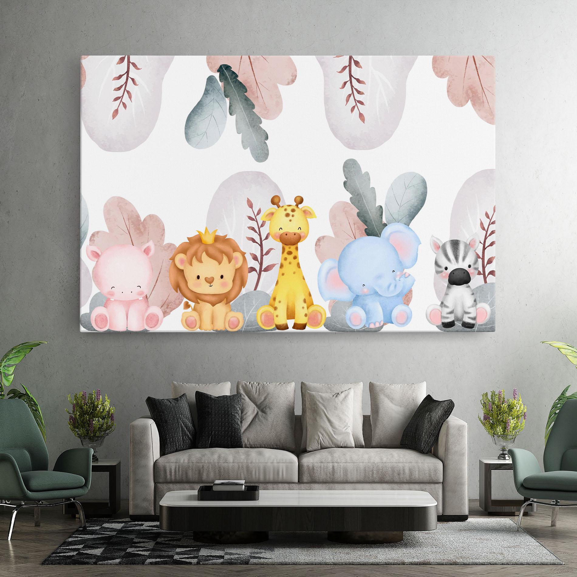 Vászonkép Baby Animals mockup 7