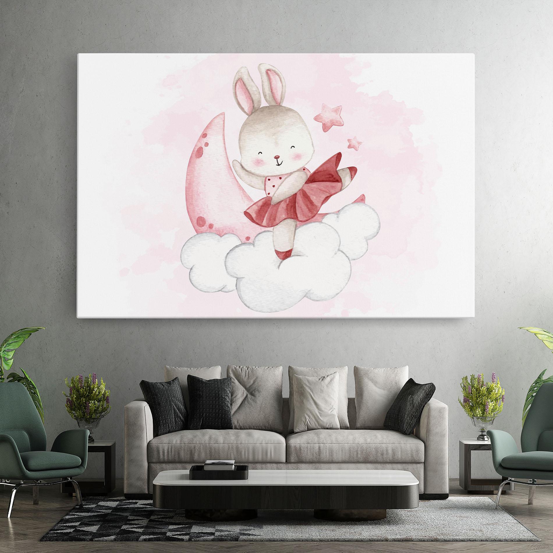 Vászonkép Ballerina Rabbit mockup 7