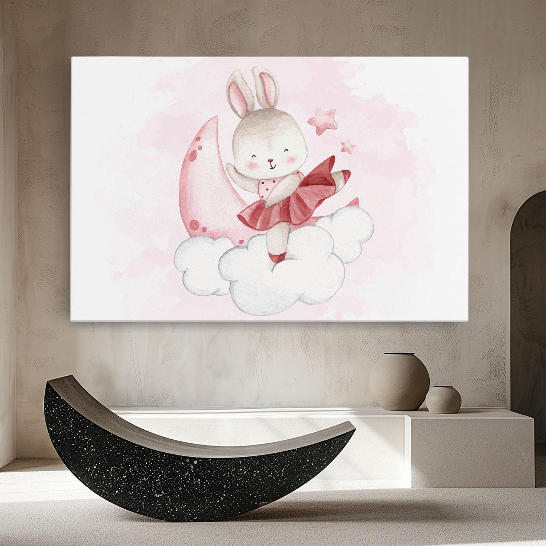 Vászonkép Ballerina Rabbit mockup 8