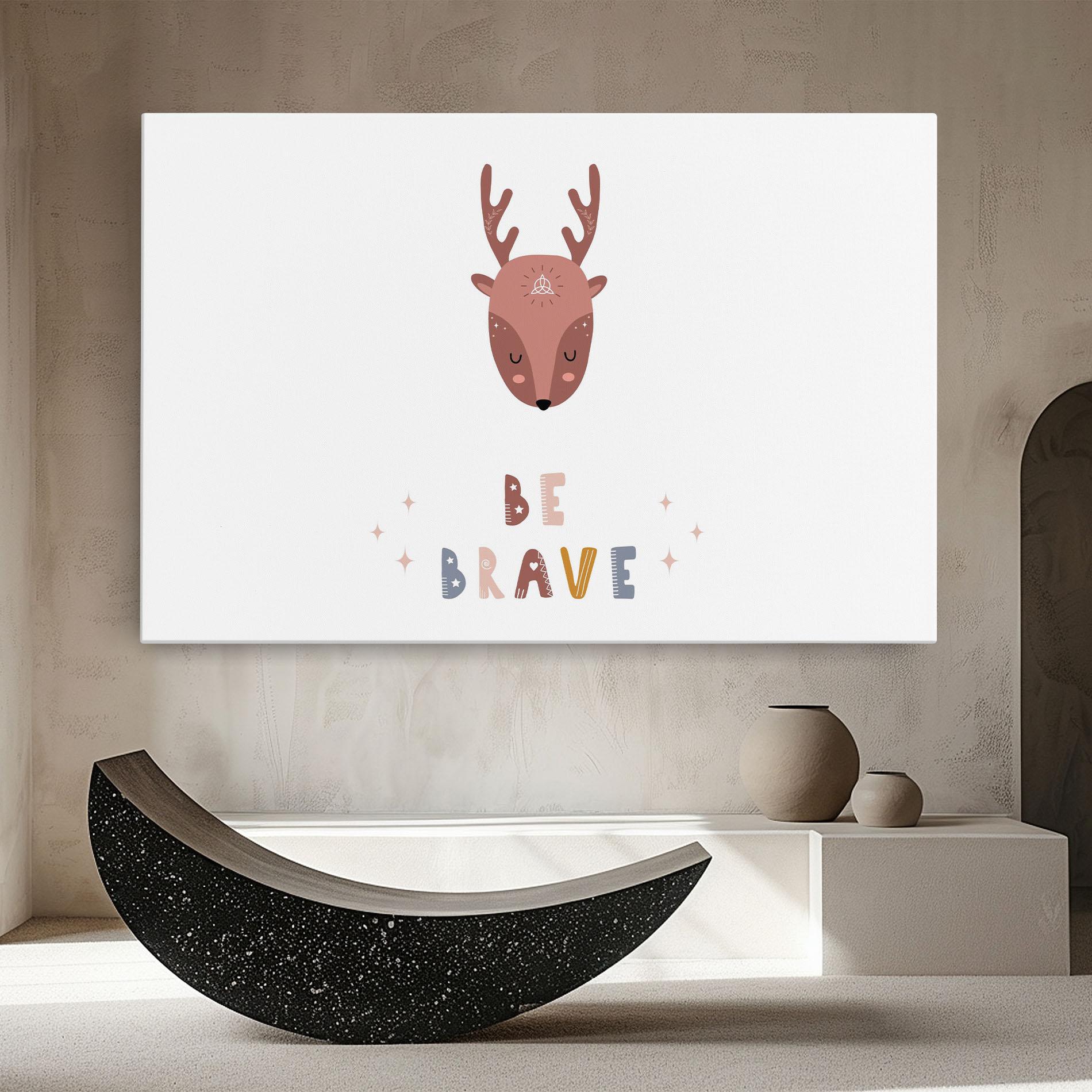 Vászonkép Brave Deer mockup 8