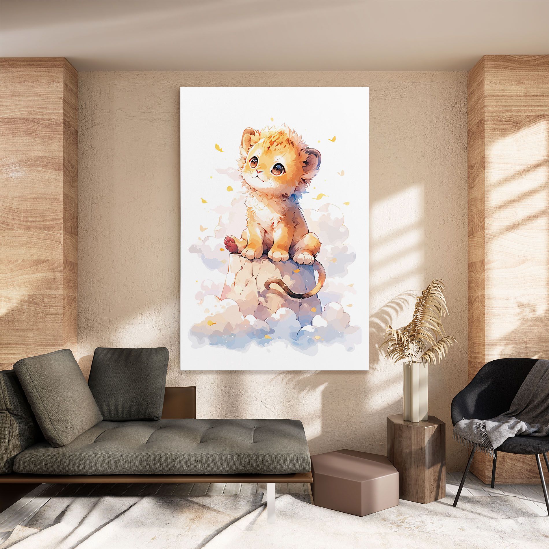 Cute Cloud Lion mockup 8
