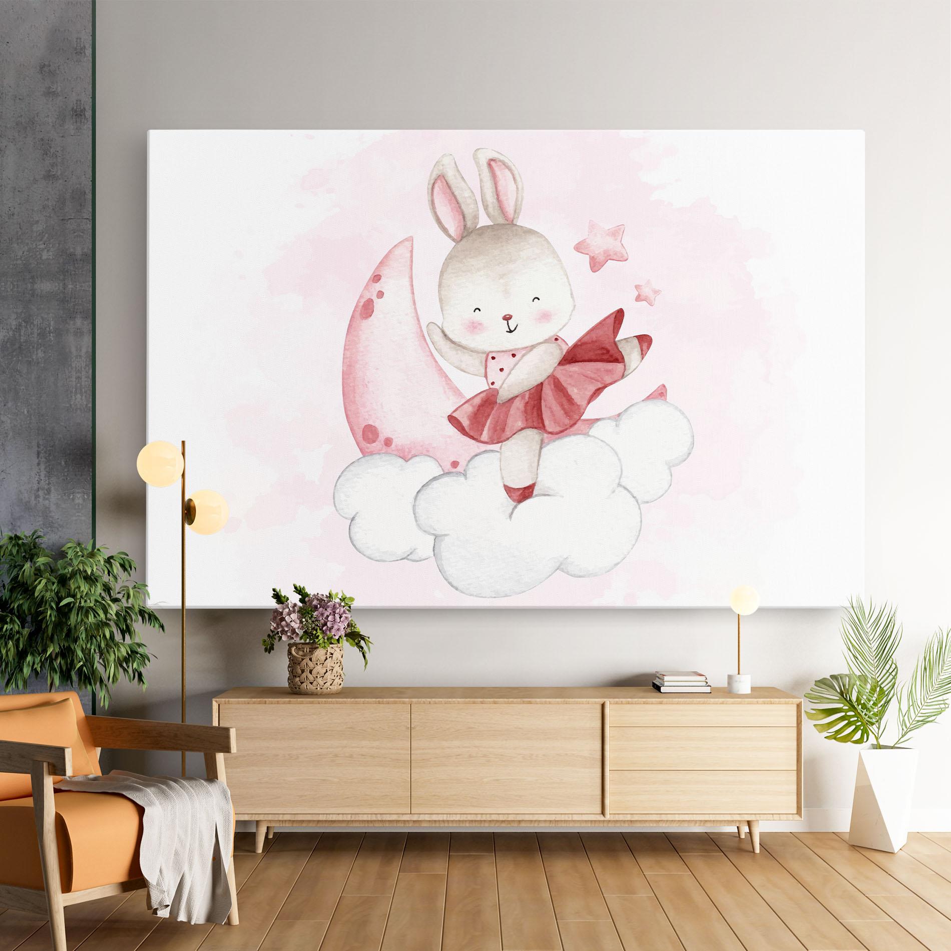 Vászonkép Ballerina Rabbit mockup 9