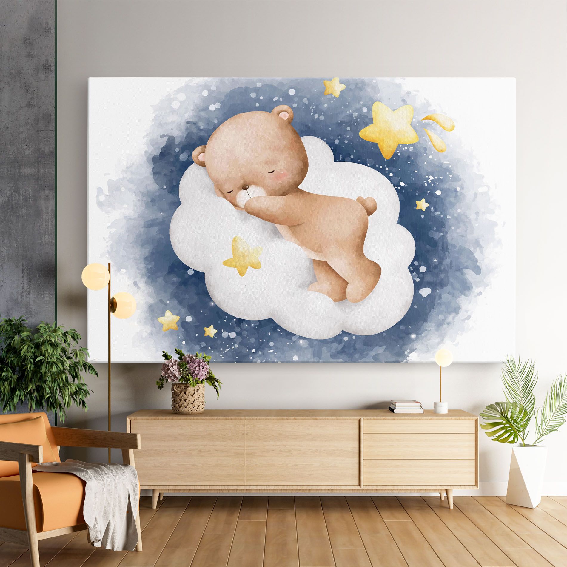 Bear Cloud Sleep mockup 9