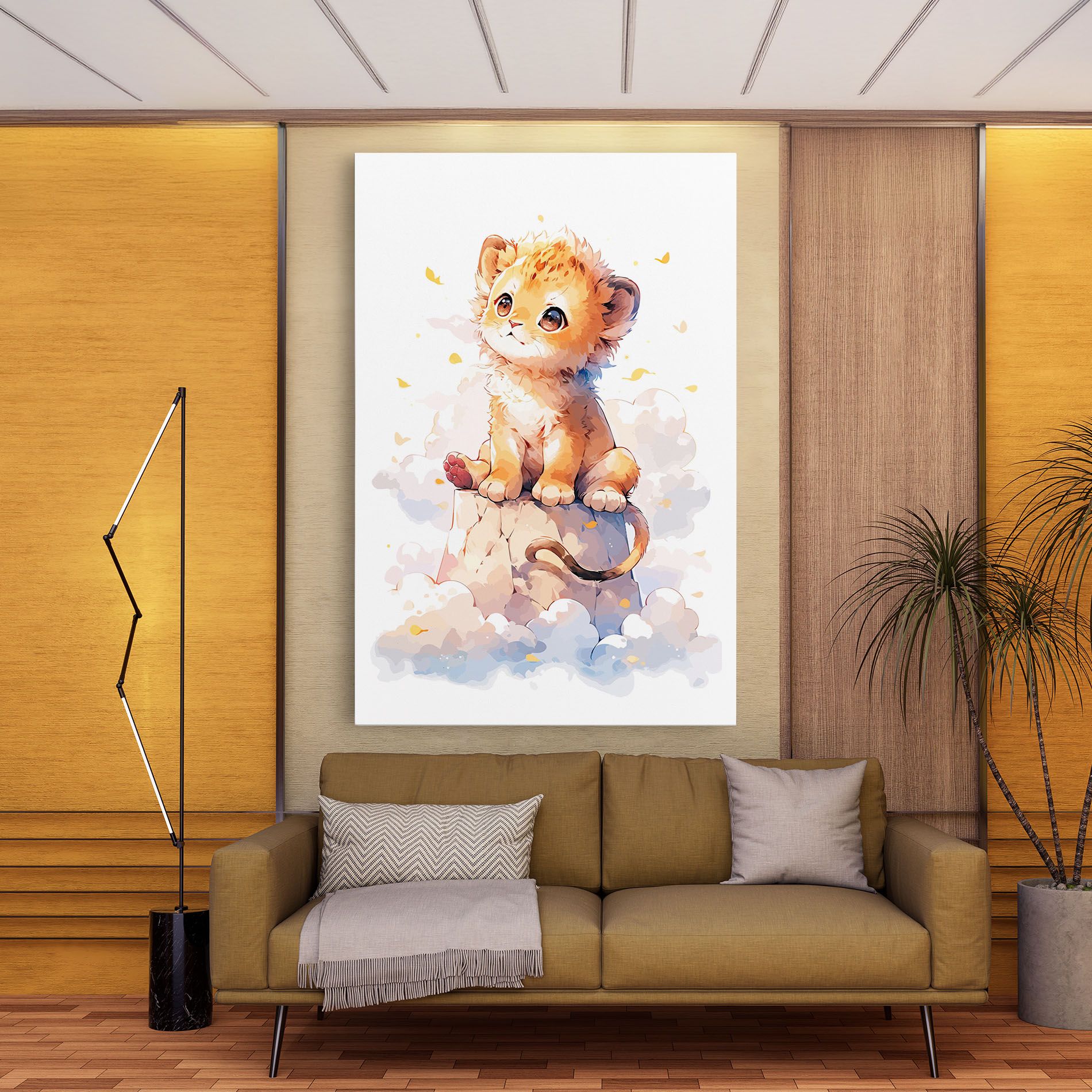 Cute Cloud Lion mockup 9
