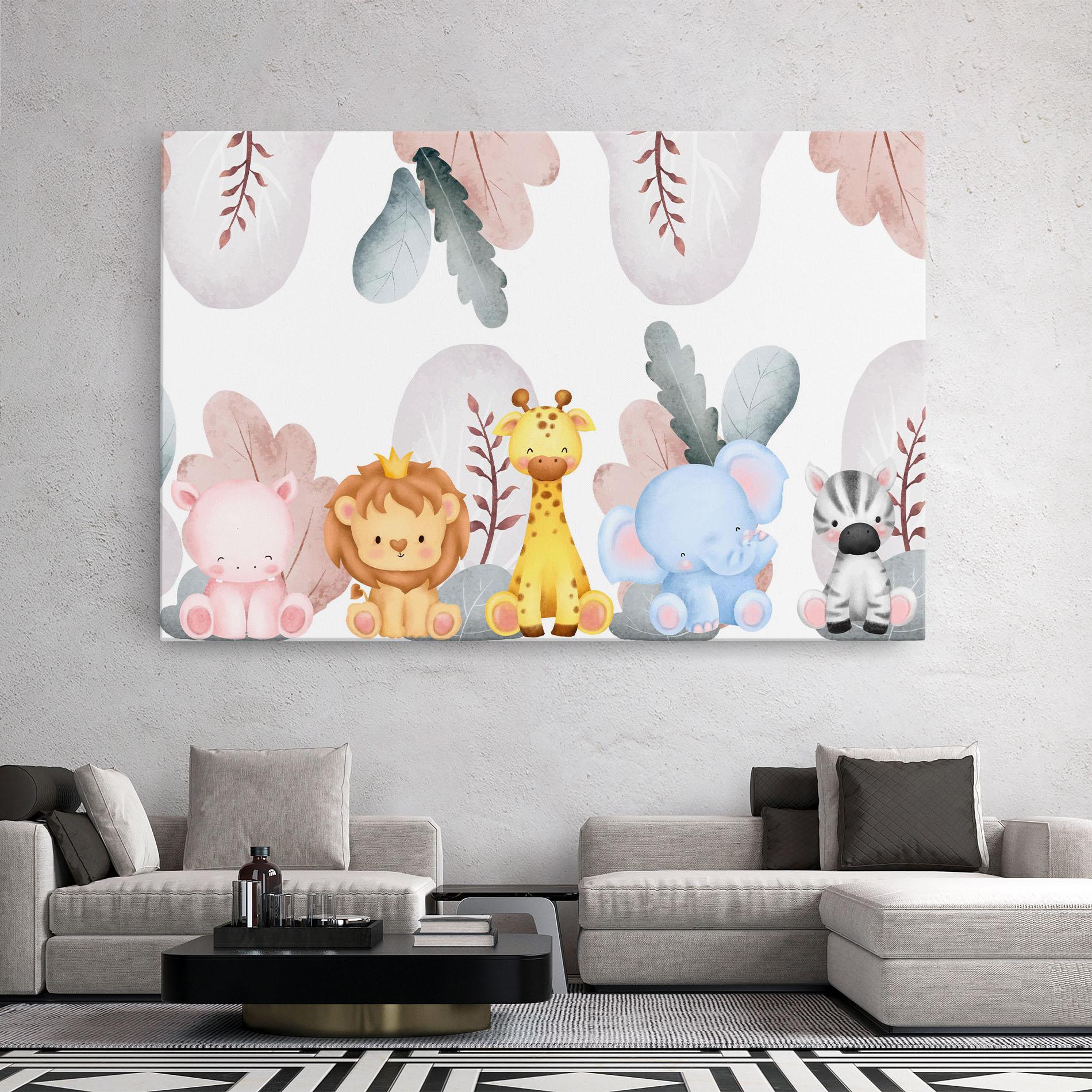 Vászonkép Baby Animals mockup 2