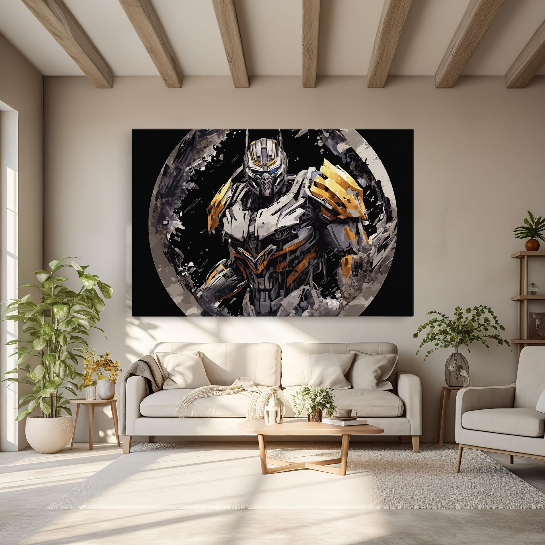 Vászonkép Grey Transformers mockup 6