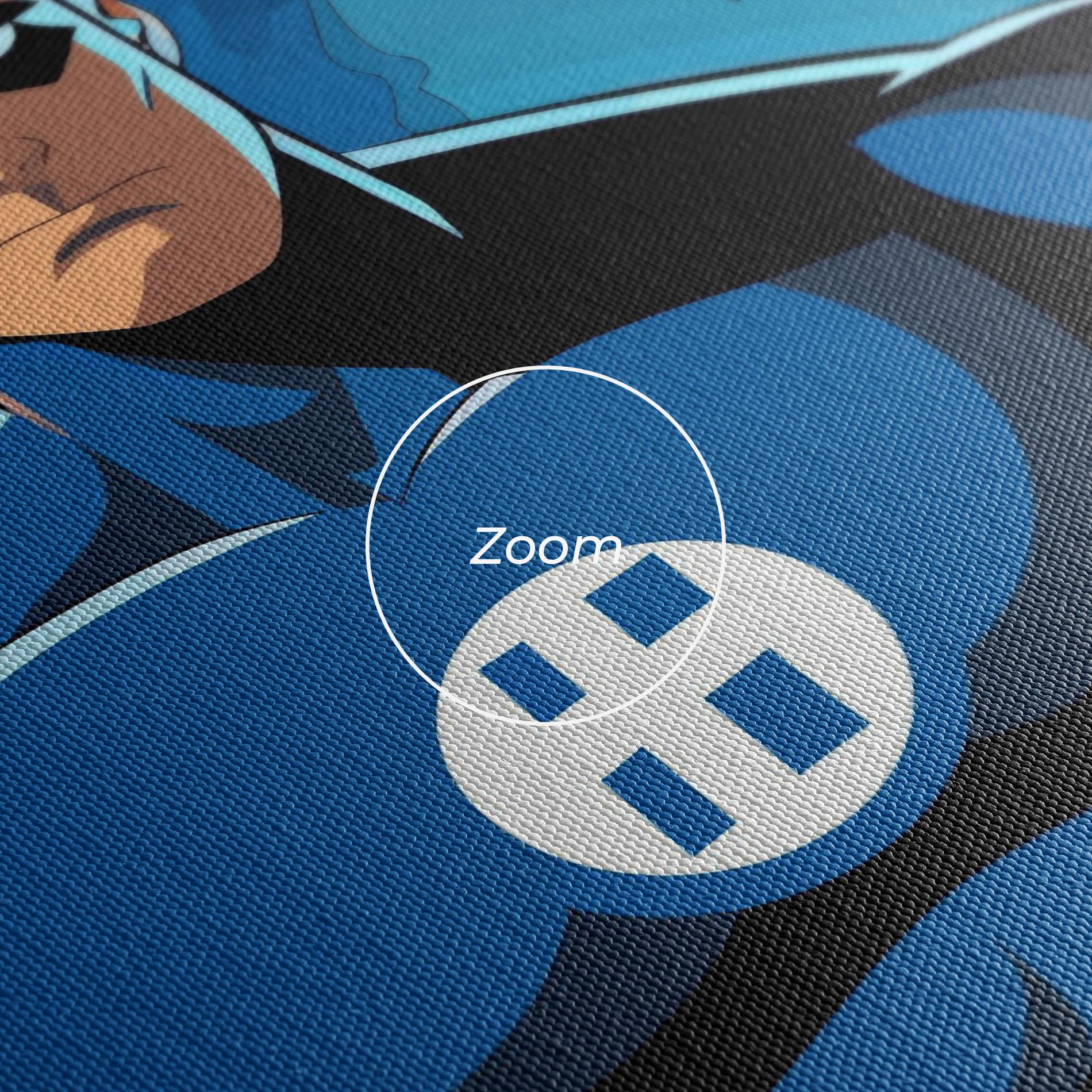 Vászonkép Blue Hero mockup 3