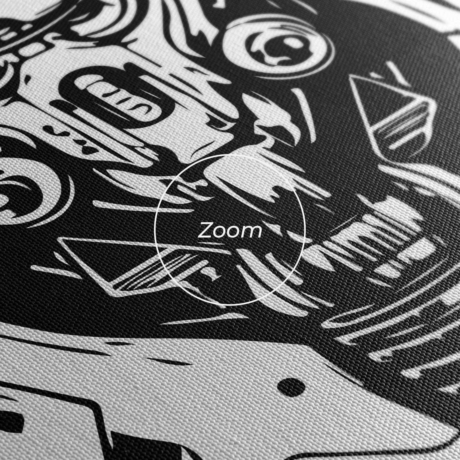 Vászonkép Military Robot mockup 3