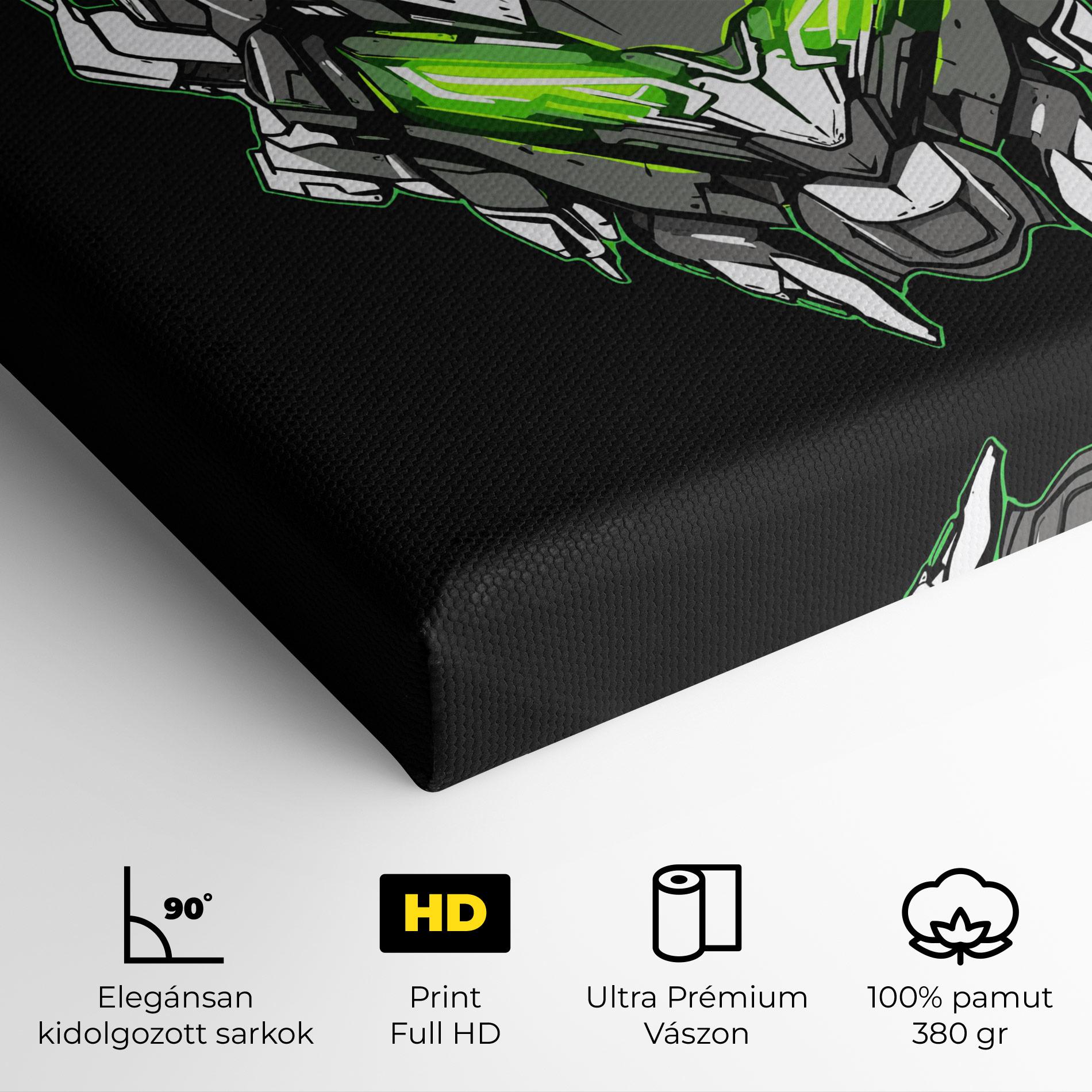 Vászonkép Neon Transformer mockup 4