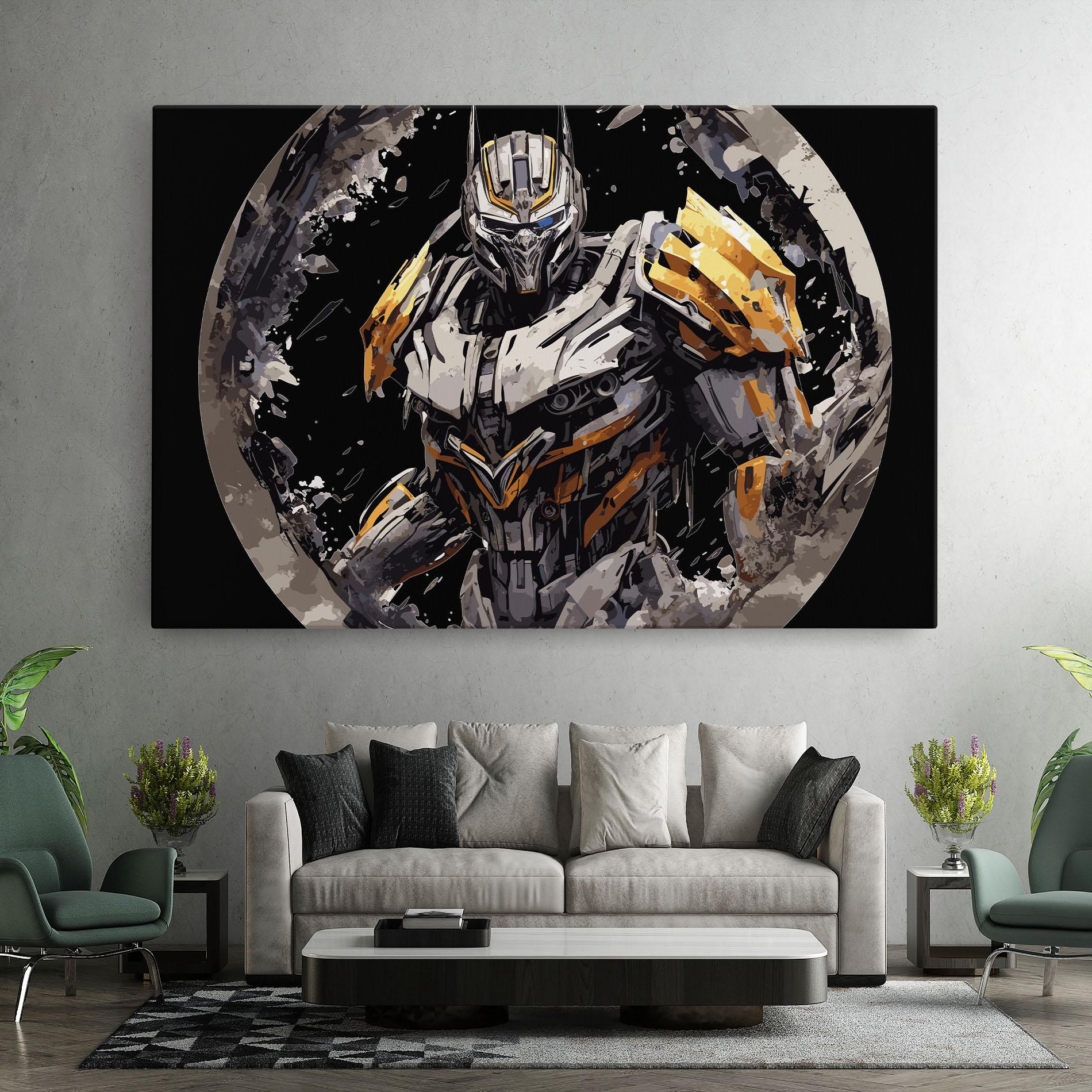 Vászonkép Grey Transformers mockup 7