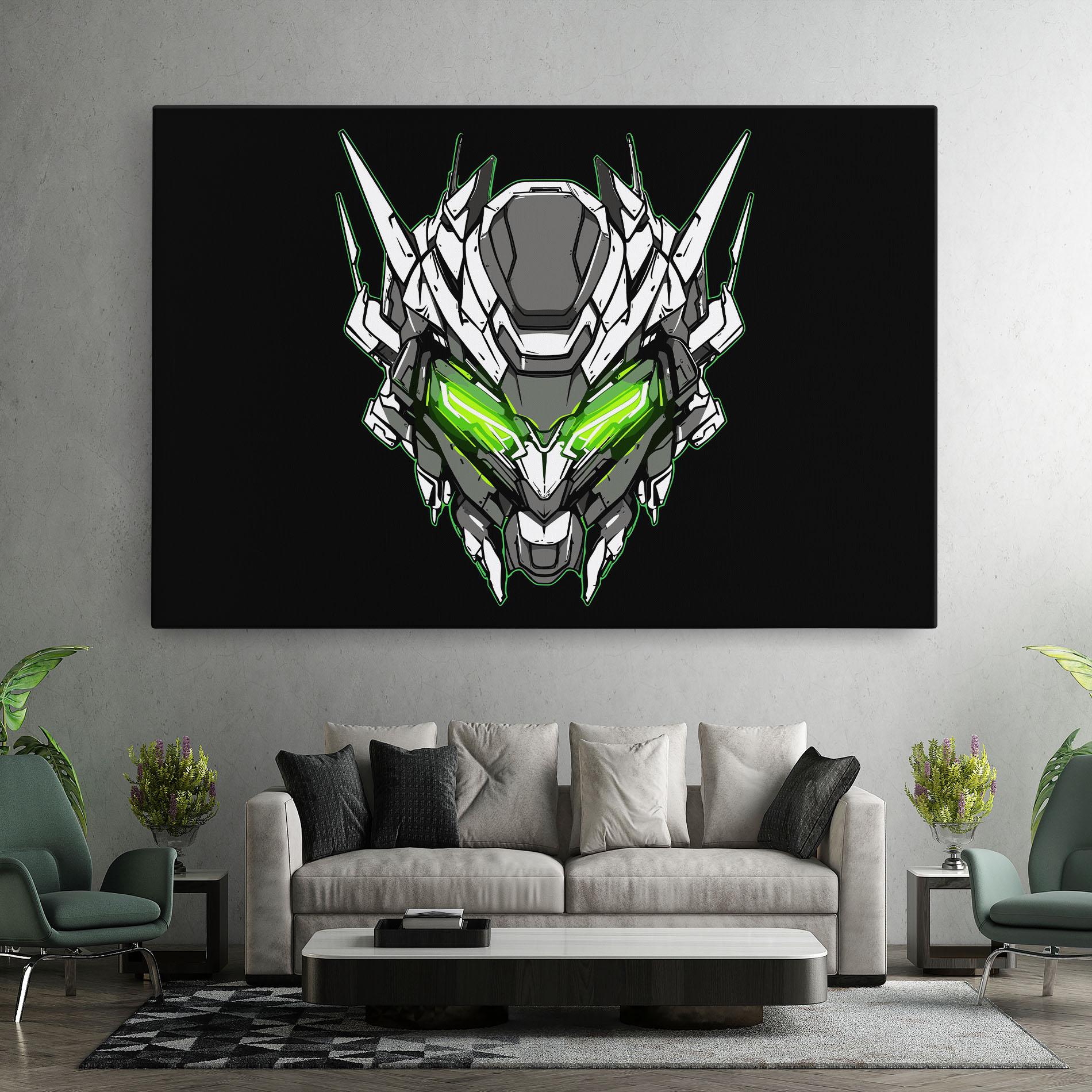 Vászonkép Neon Transformer mockup 7