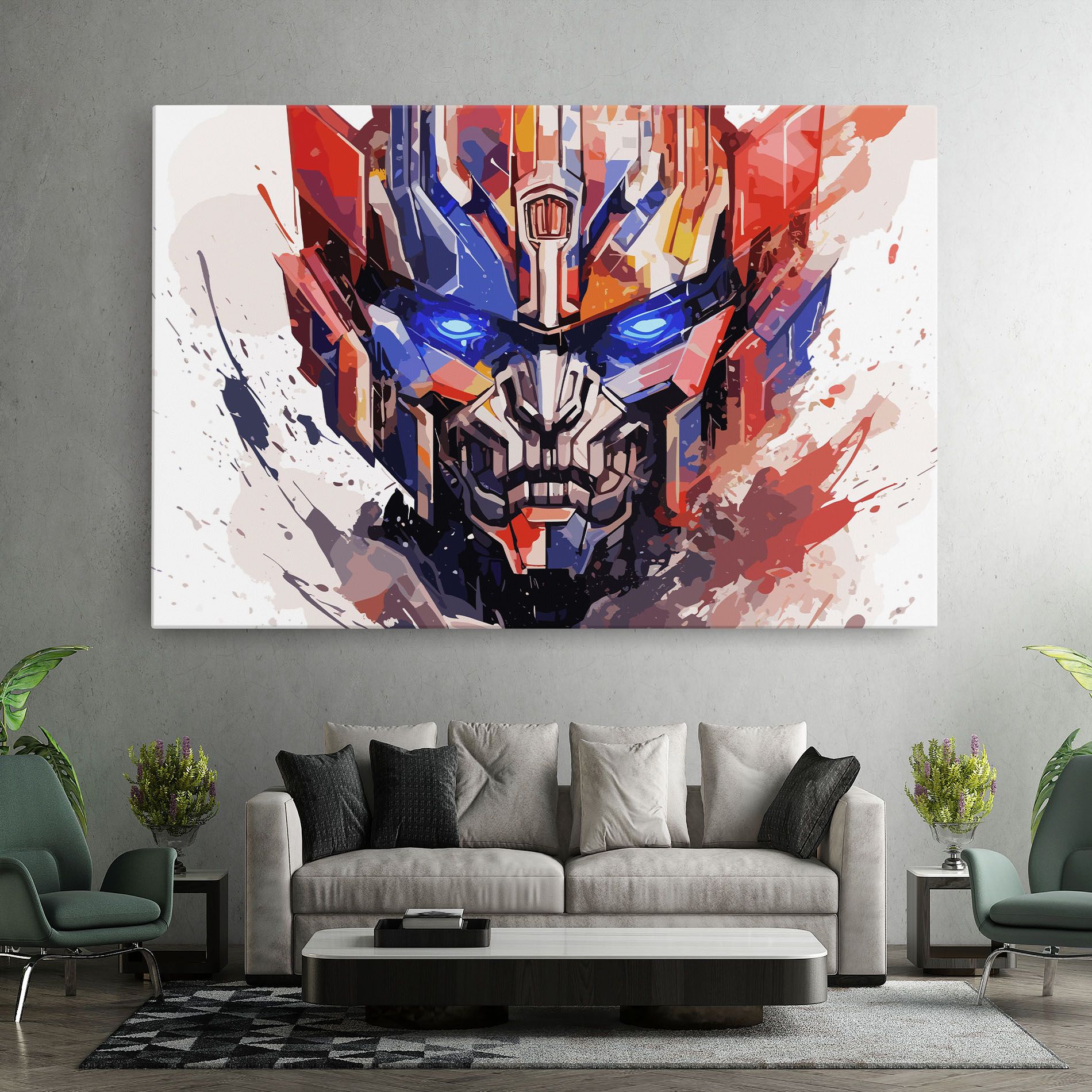 Optimus Prime Art mockup 7