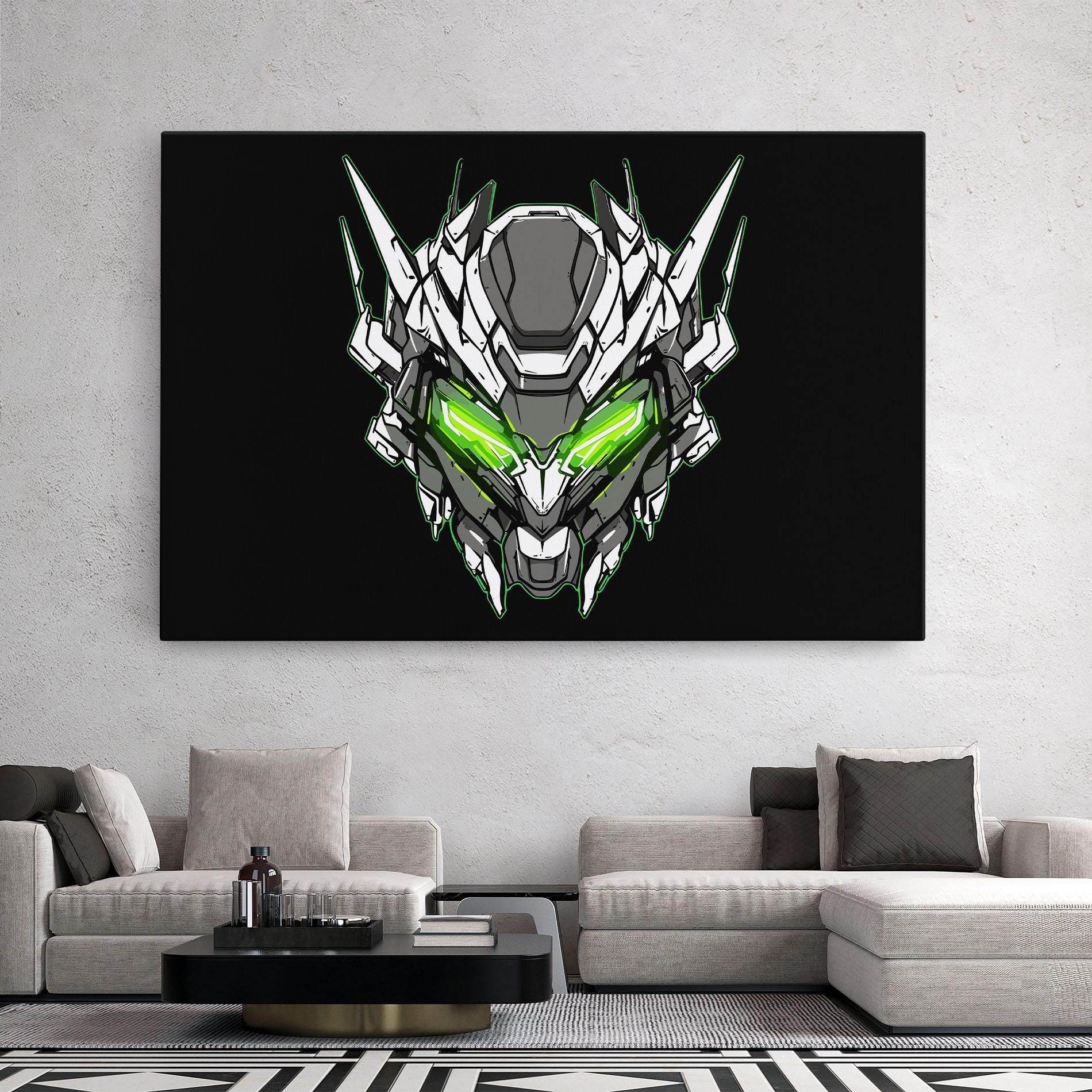 Vászonkép Neon Transformer mockup 2
