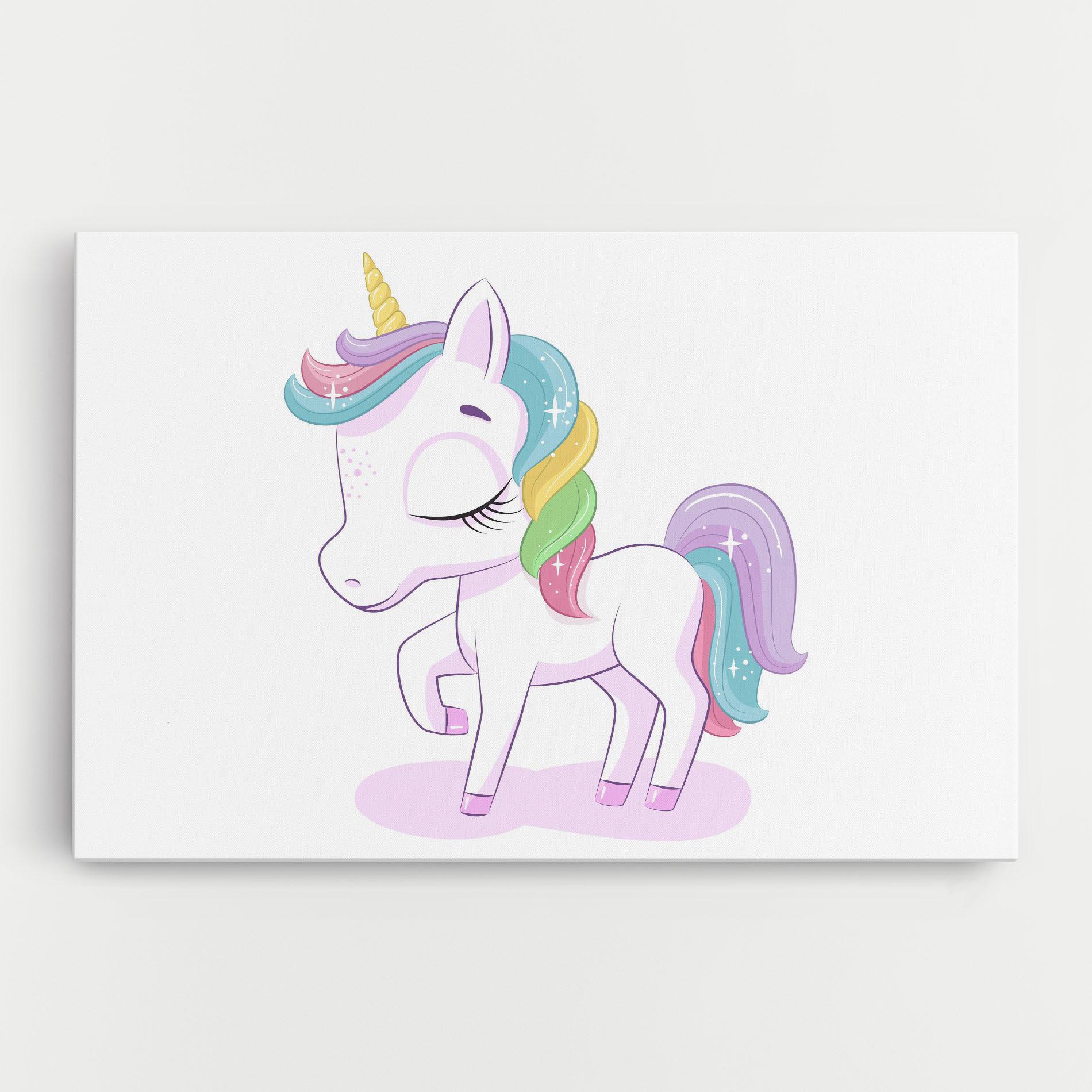 Vászonkép Unicorn mockup 0