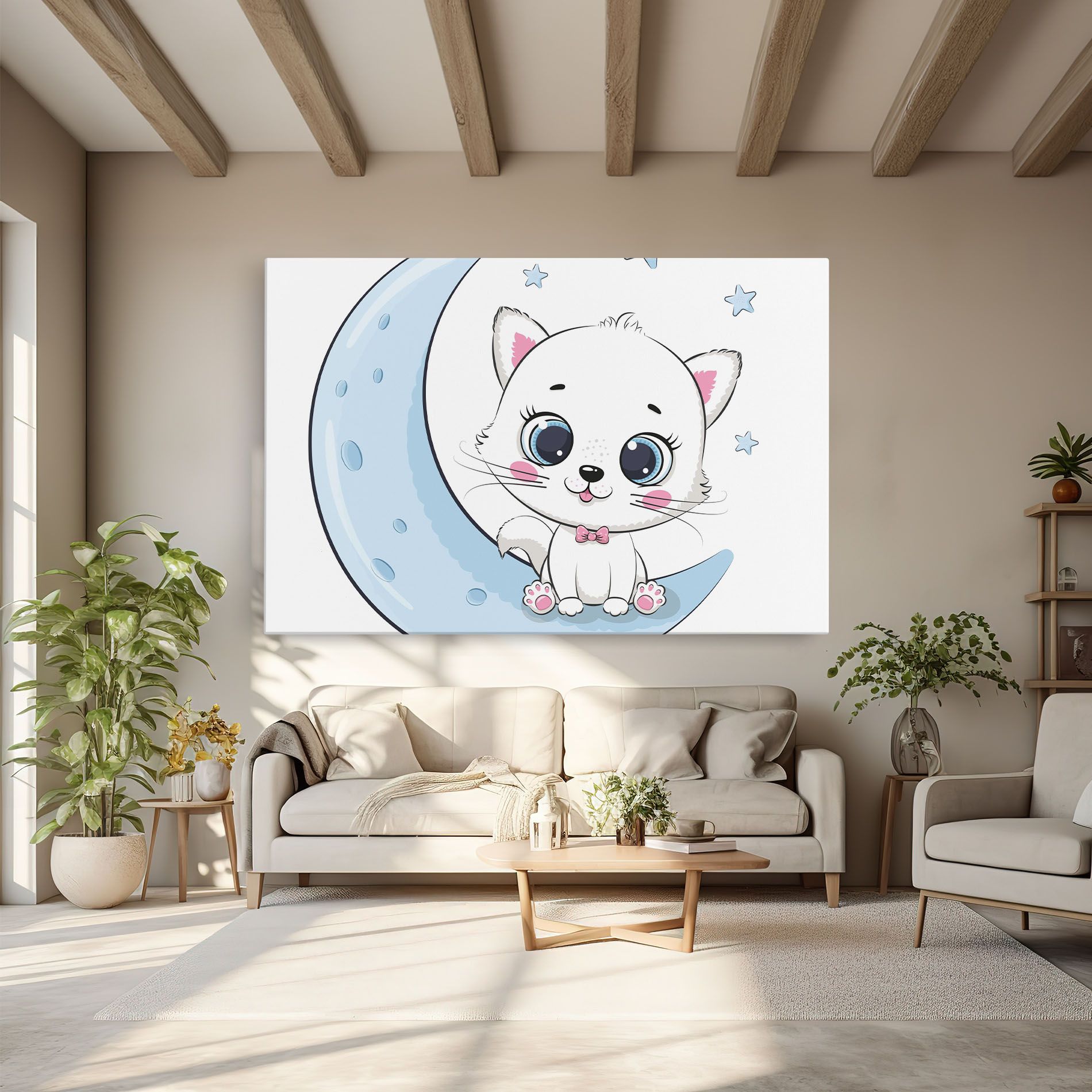 Blue Moon Cat mockup 6