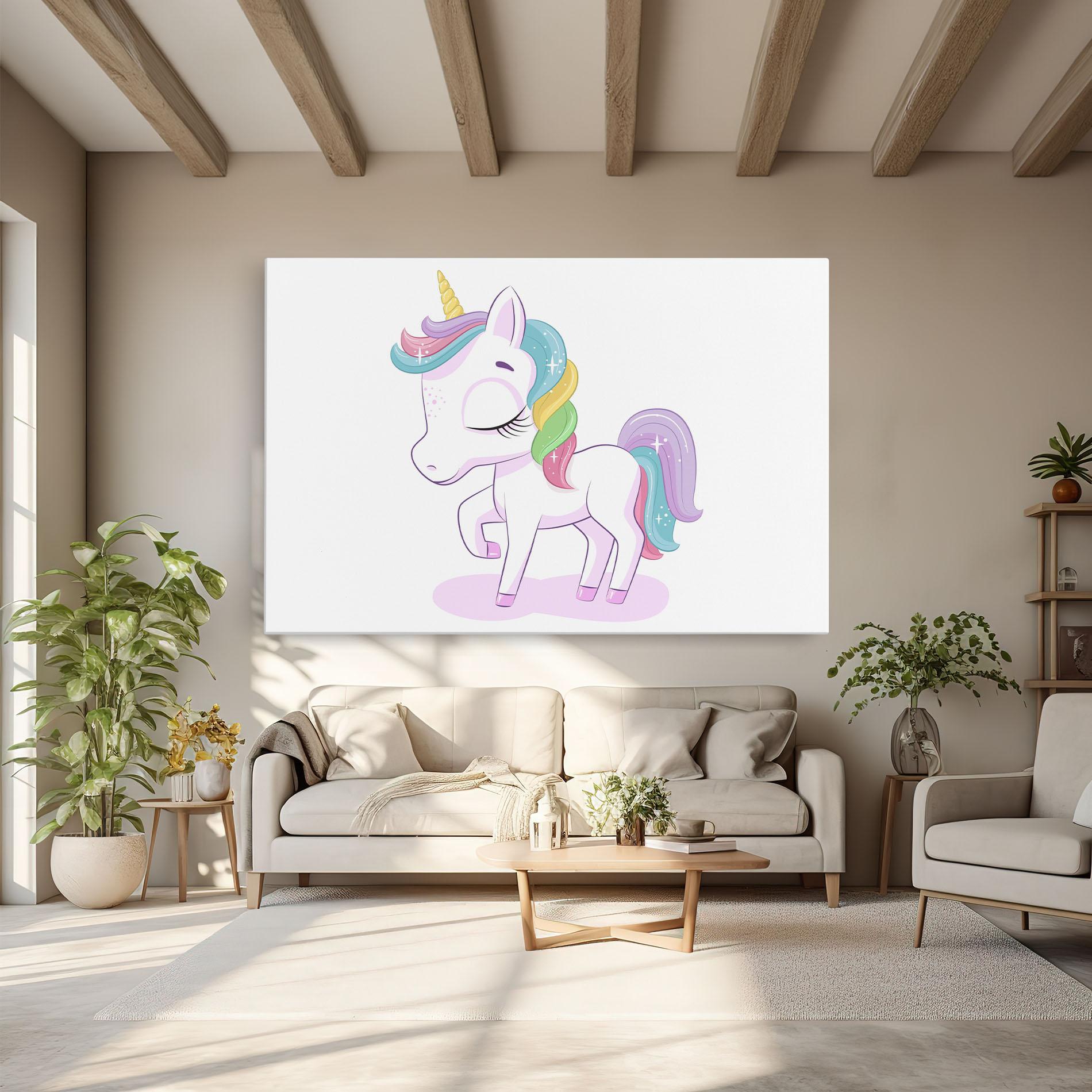 Vászonkép Unicorn mockup 6