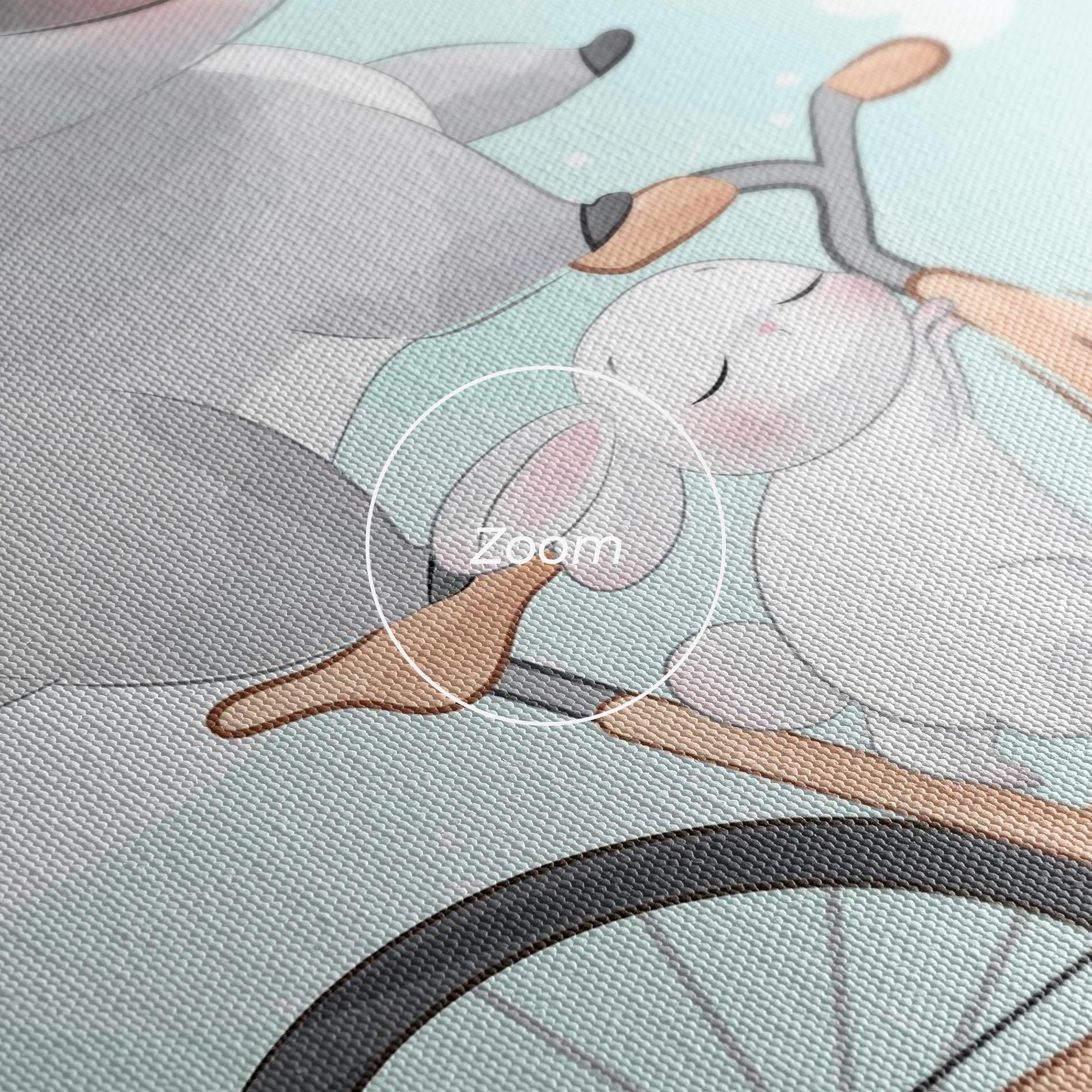 Vászonkép Bike Ride Animal mockup 3