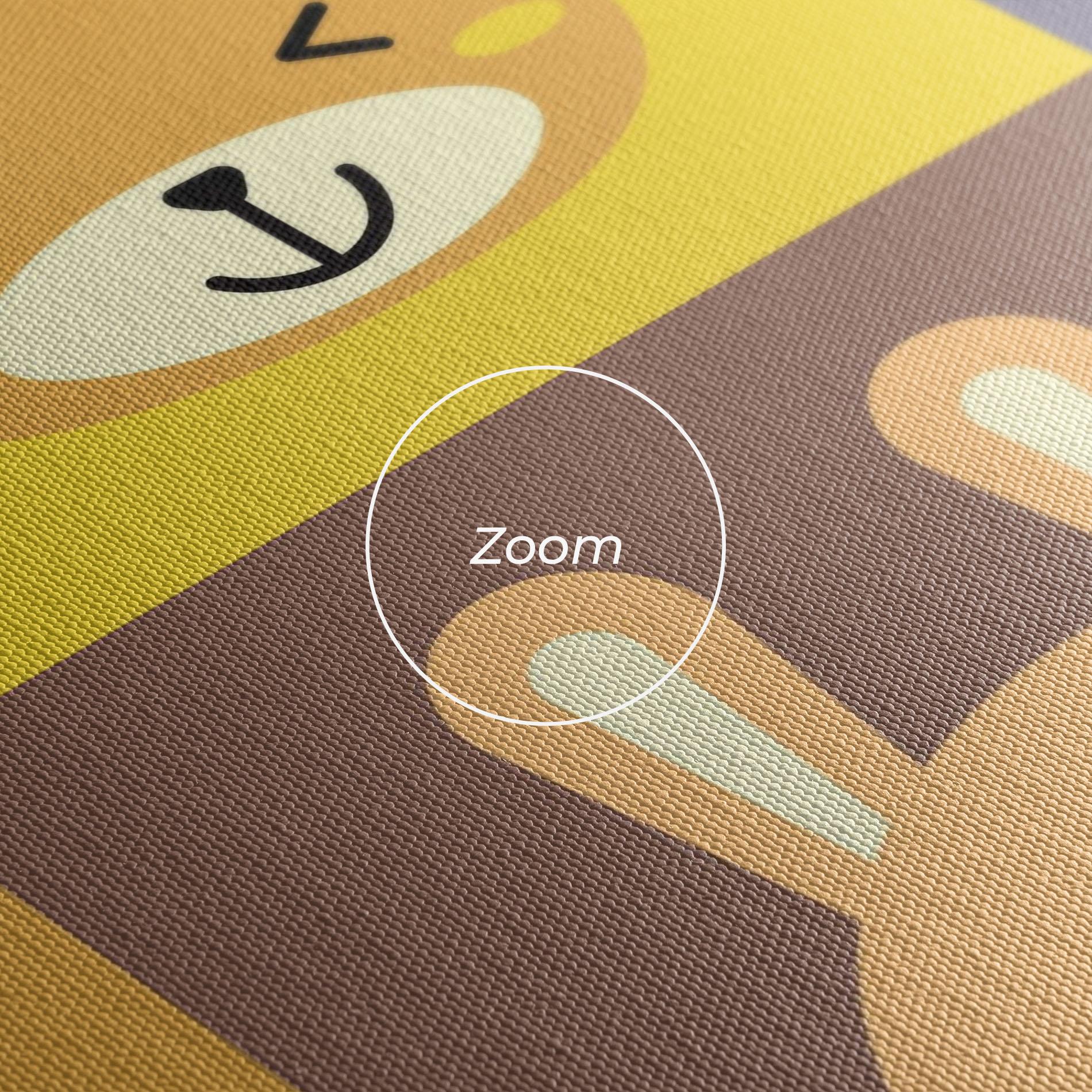 Vászonkép Bunny Colors mockup 3