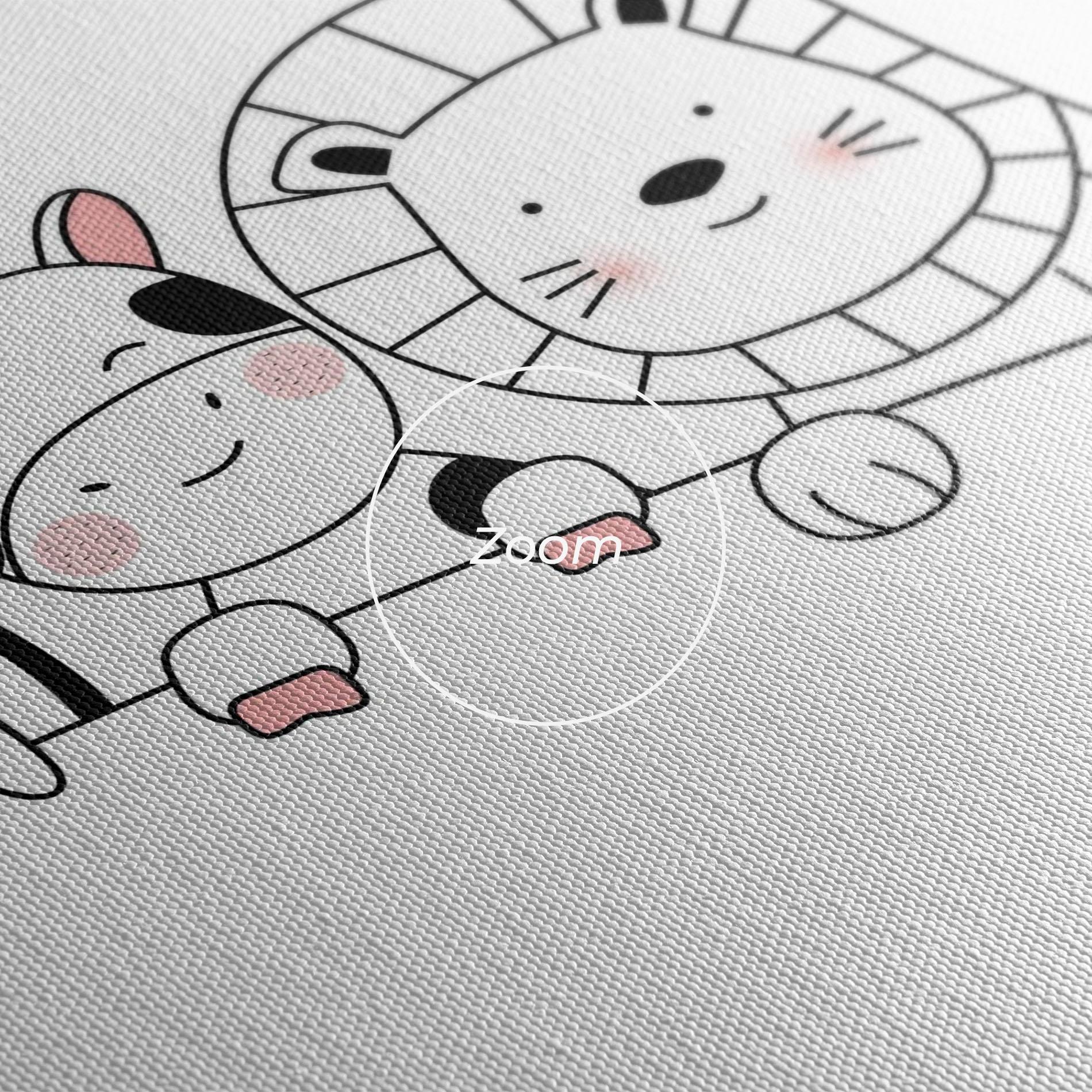 Vászonkép Hello Baby mockup 3