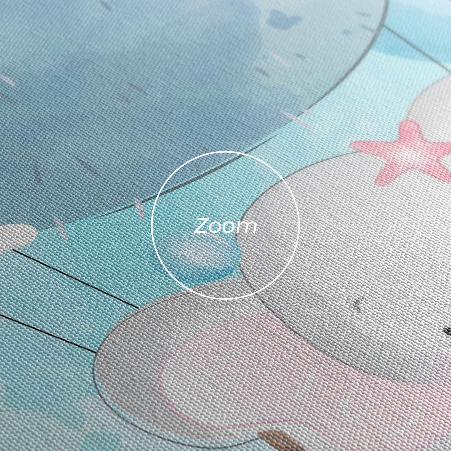 Vászonkép Swiming Elephant mockup 3