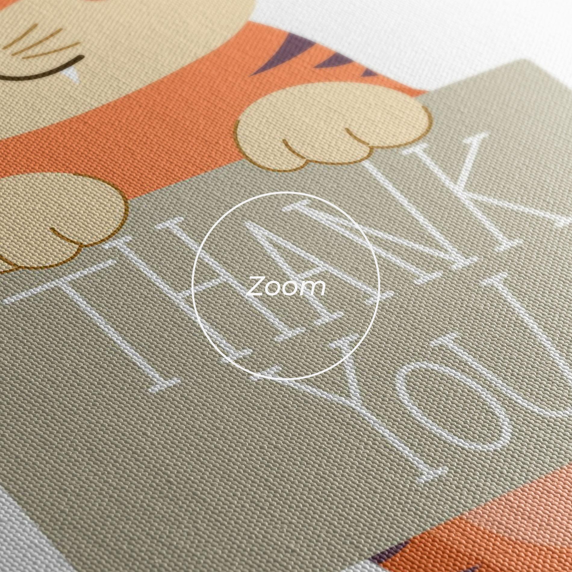 Vászonkép Tiger Thank U mockup 3