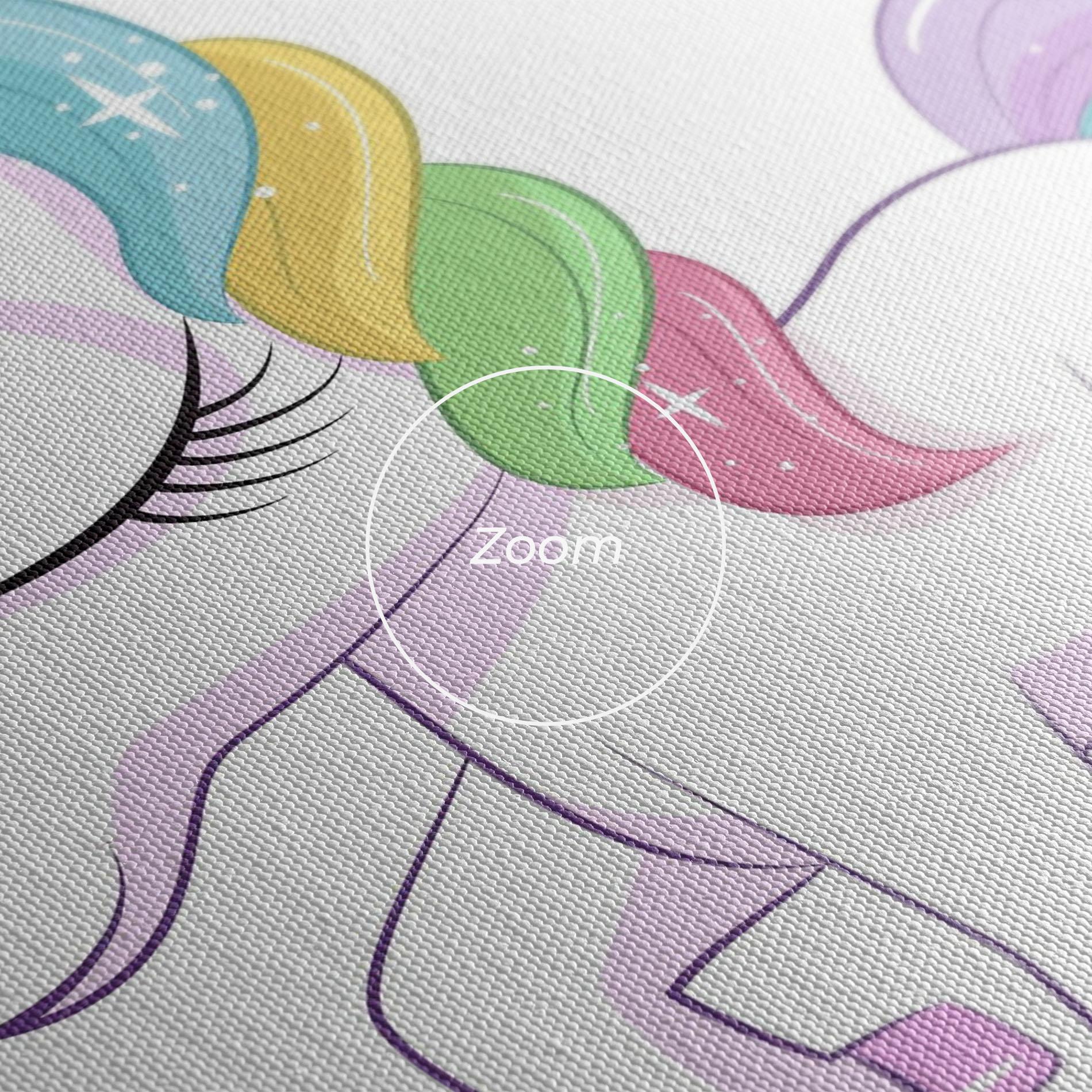 Vászonkép Unicorn mockup 3