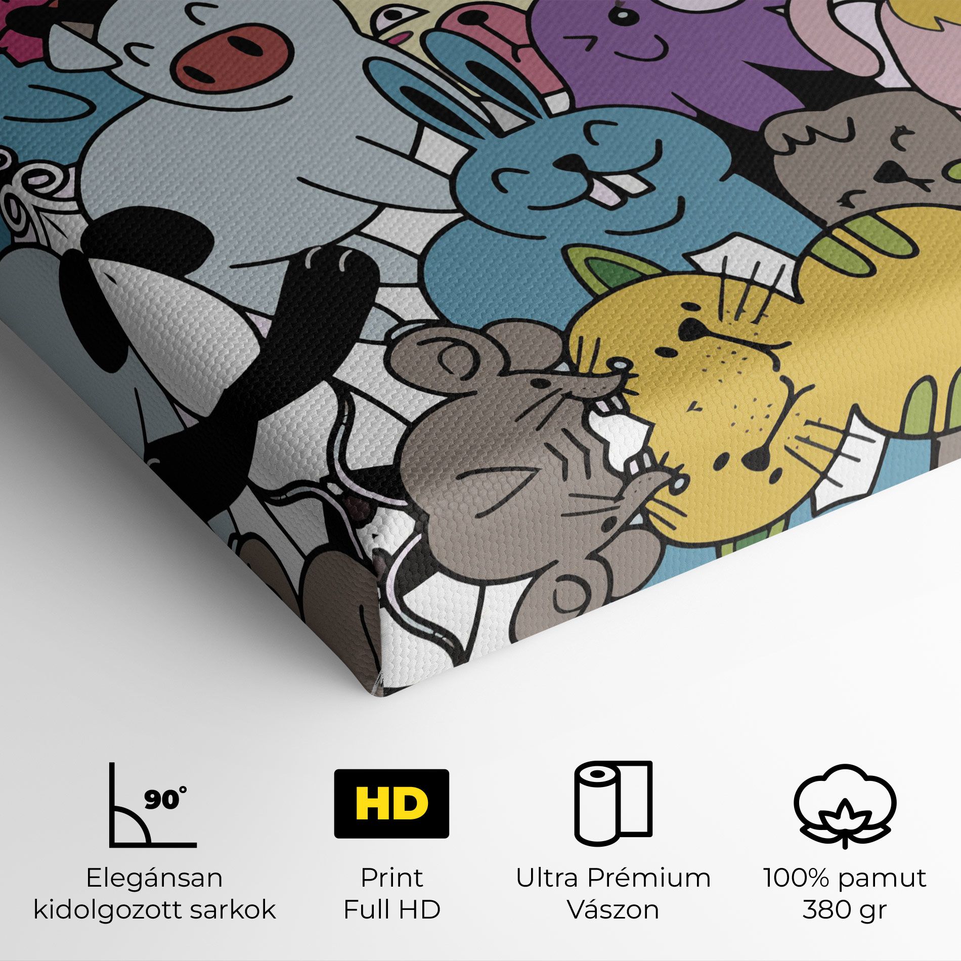 Animals Cartoon mockup 4