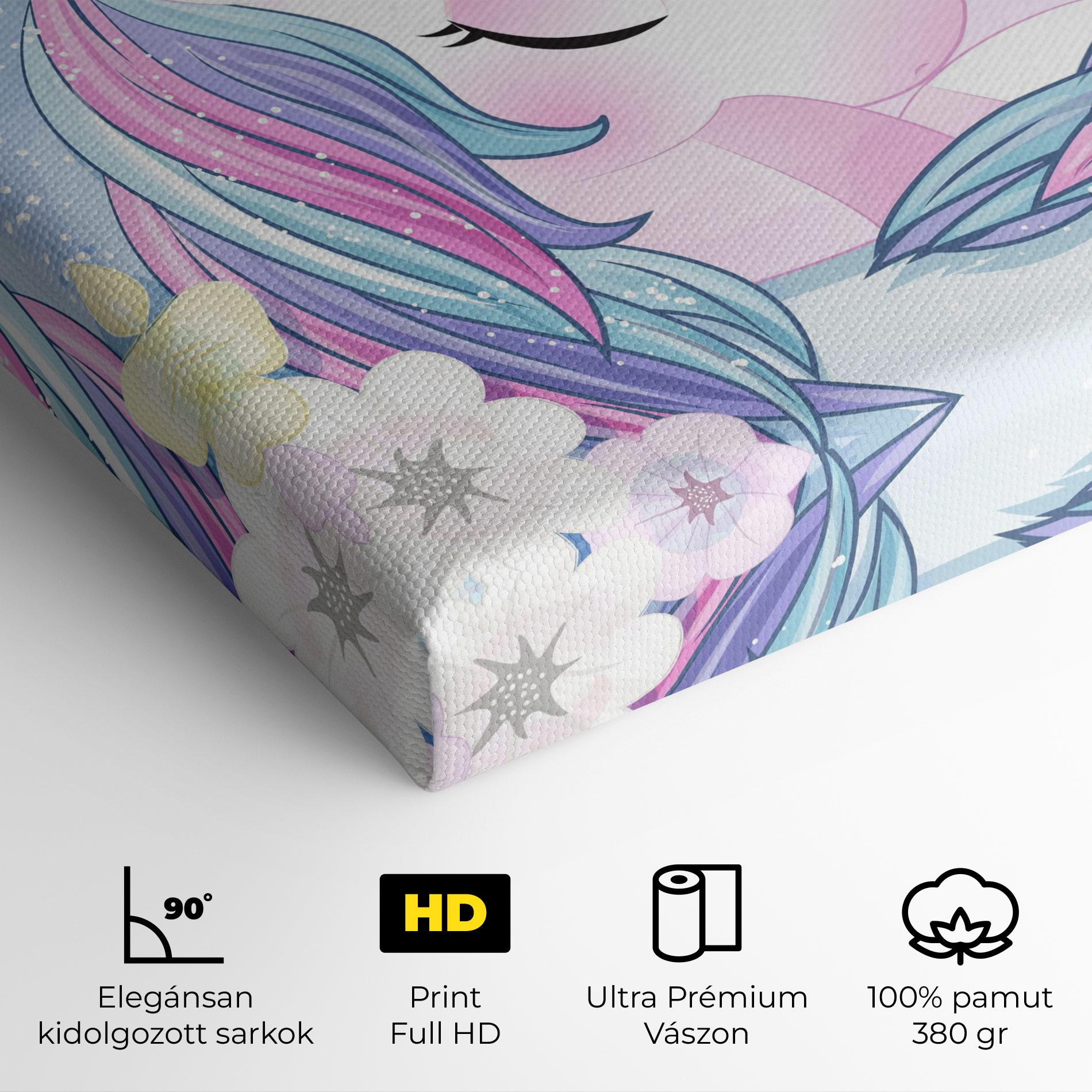 Vászonkép Moon Unicorn mockup 4