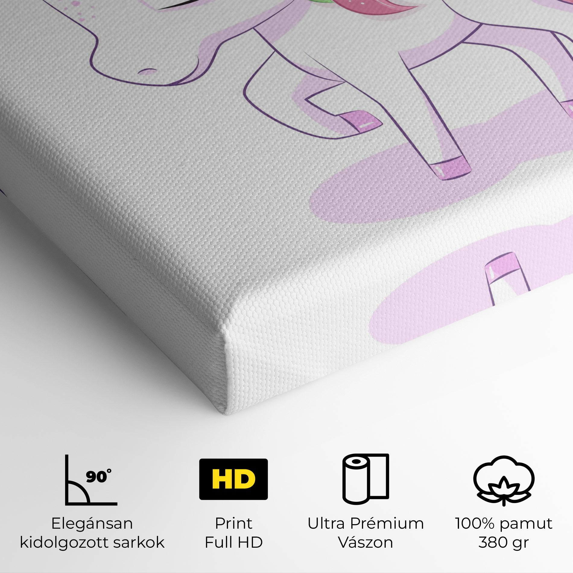 Vászonkép Unicorn mockup 4