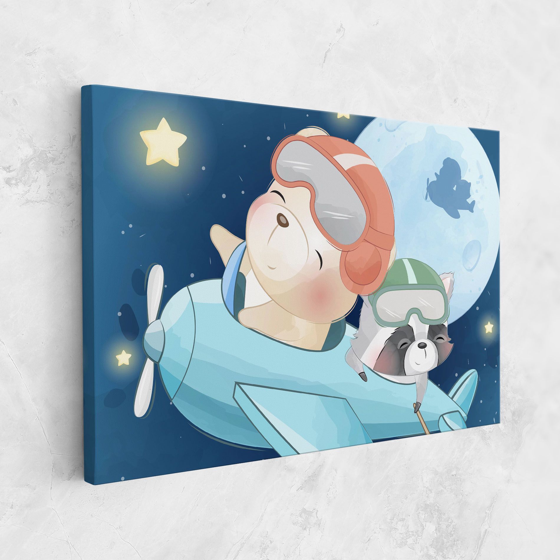 Bear Flying Star mockup 1