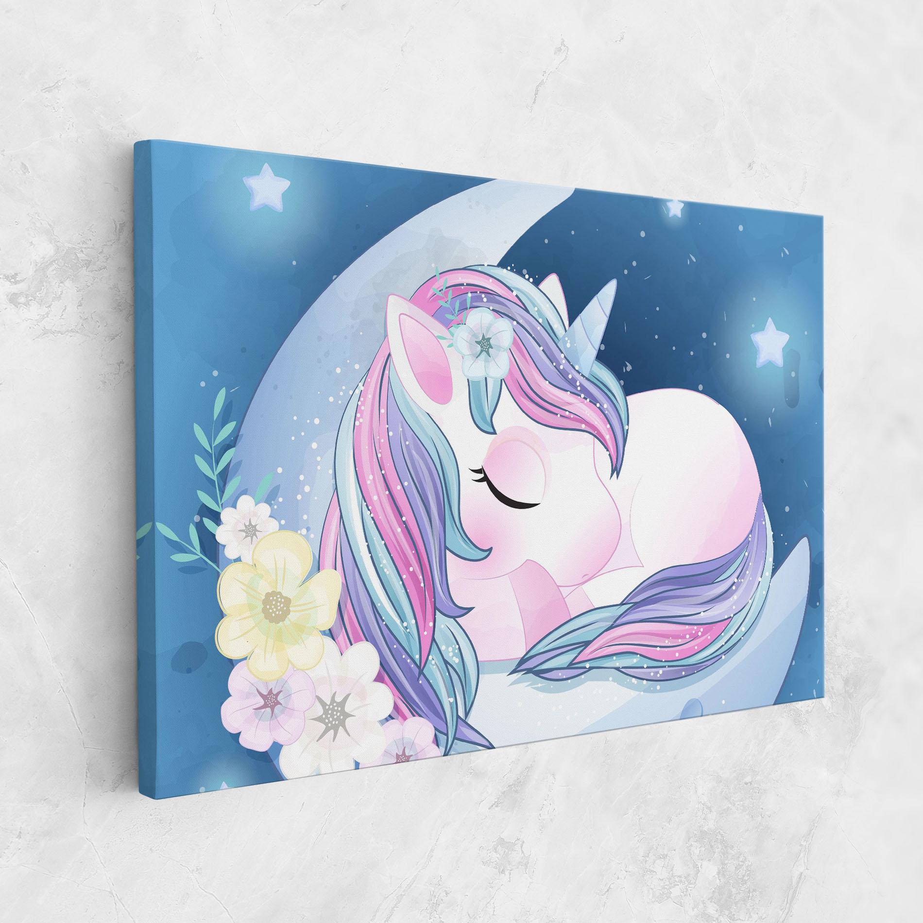 Vászonkép Moon Unicorn mockup 1