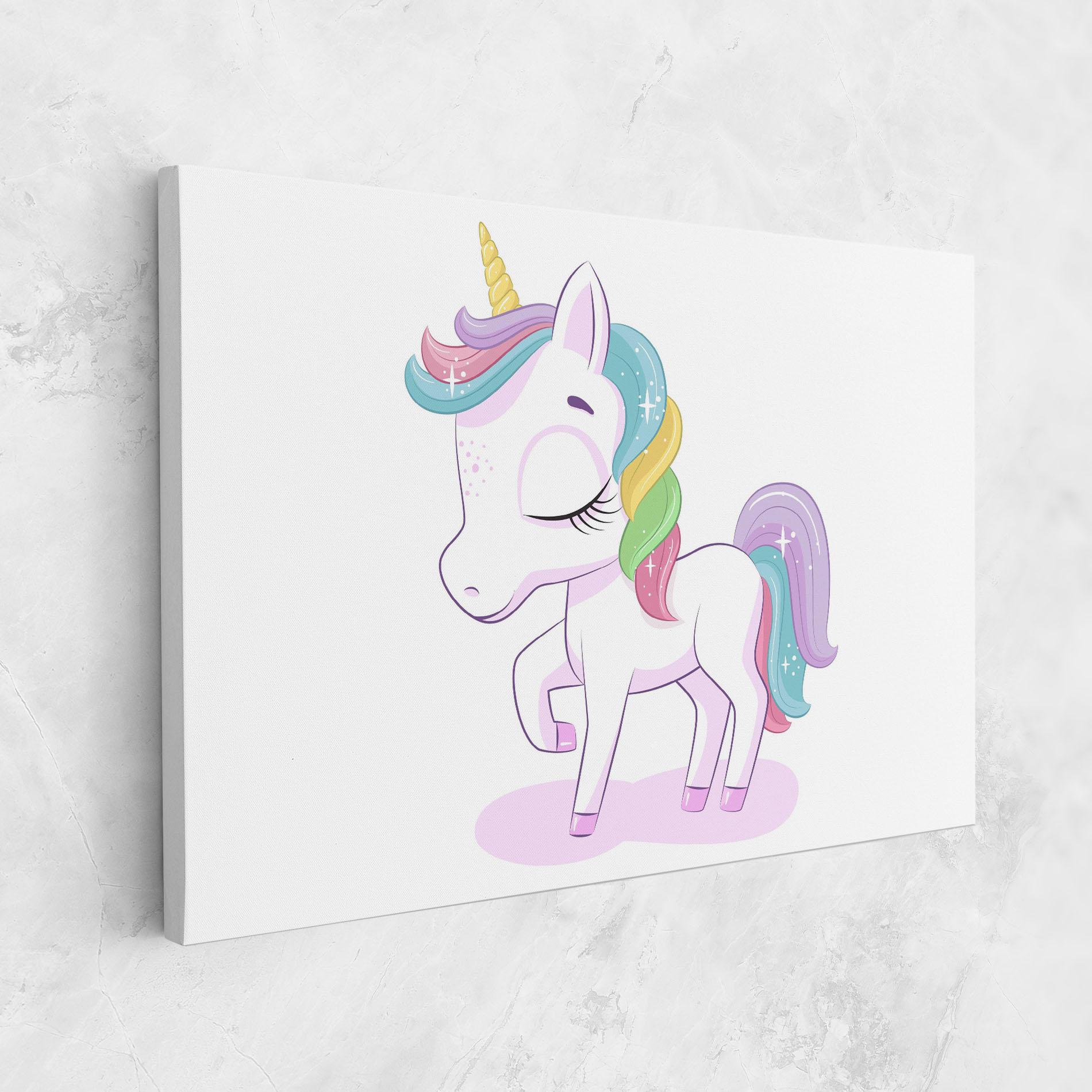 Vászonkép Unicorn mockup 1
