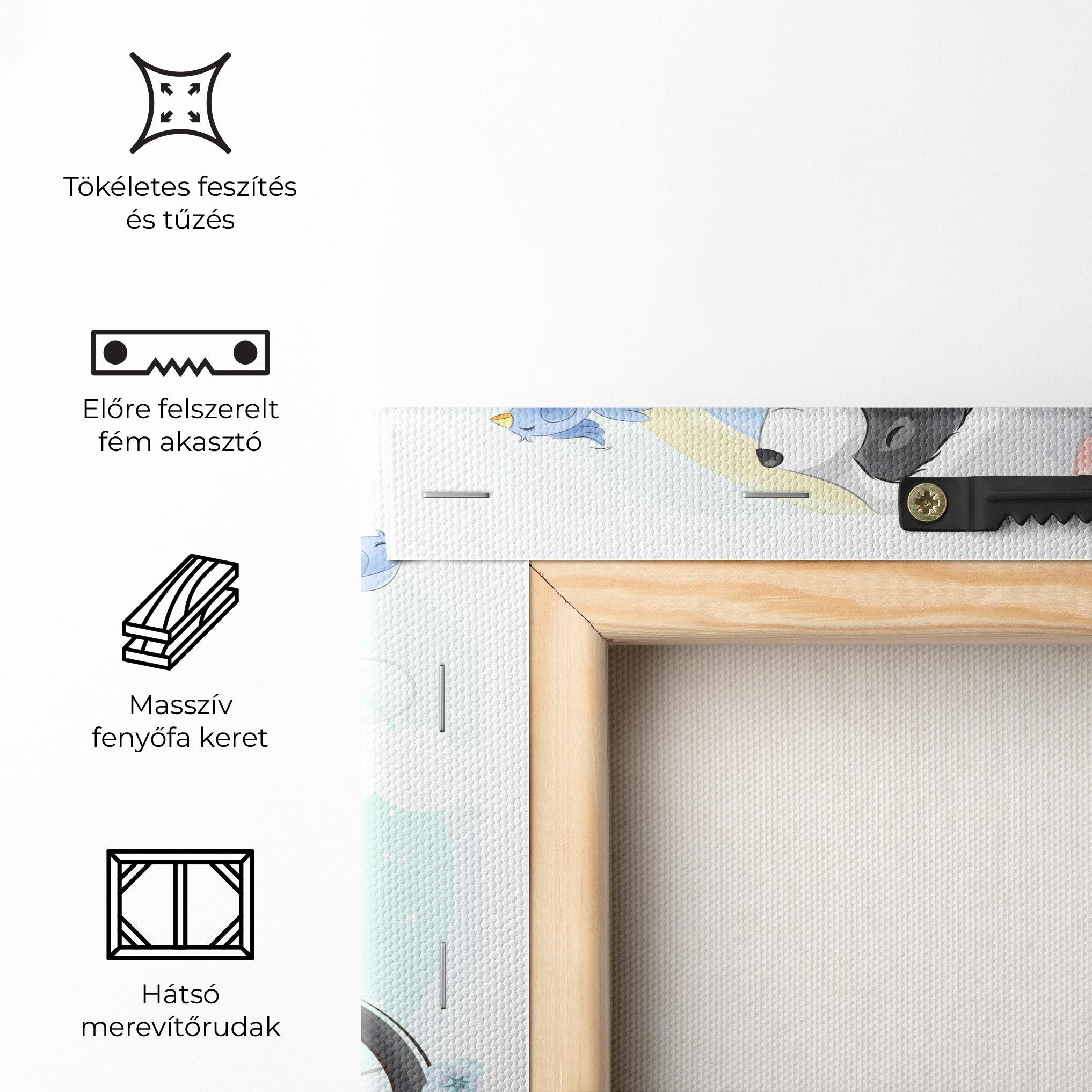 Vászonkép Bike Ride Animal mockup 5