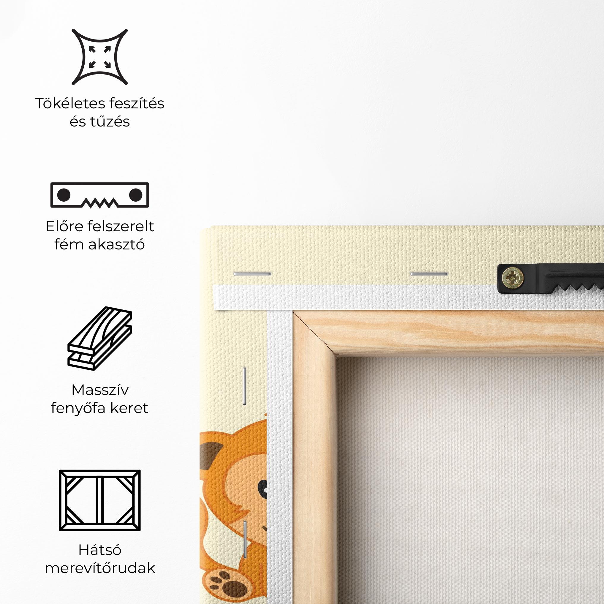 Vászonkép Cream Animals mockup 5