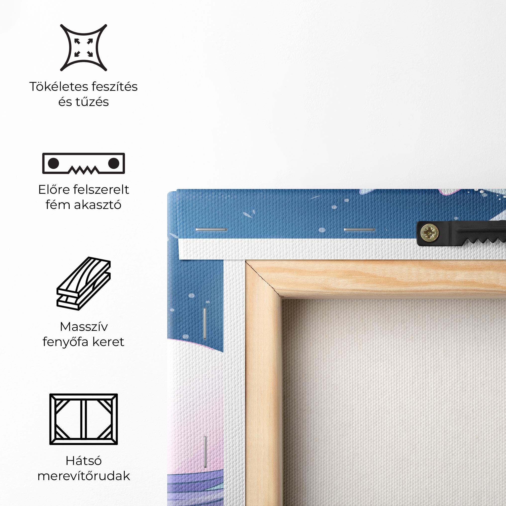 Vászonkép Moon Unicorn mockup 5