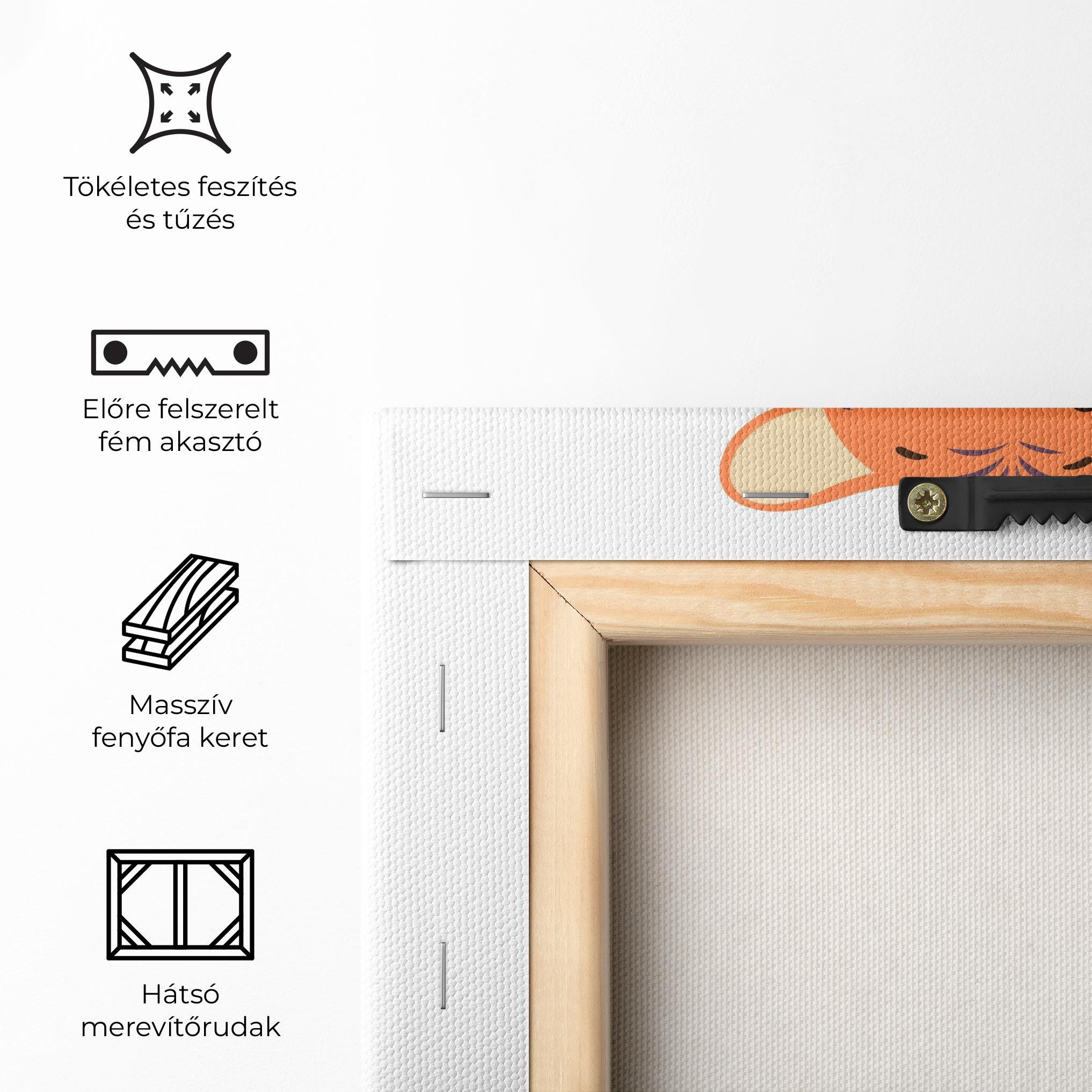 Vászonkép Tiger Thank U mockup 5